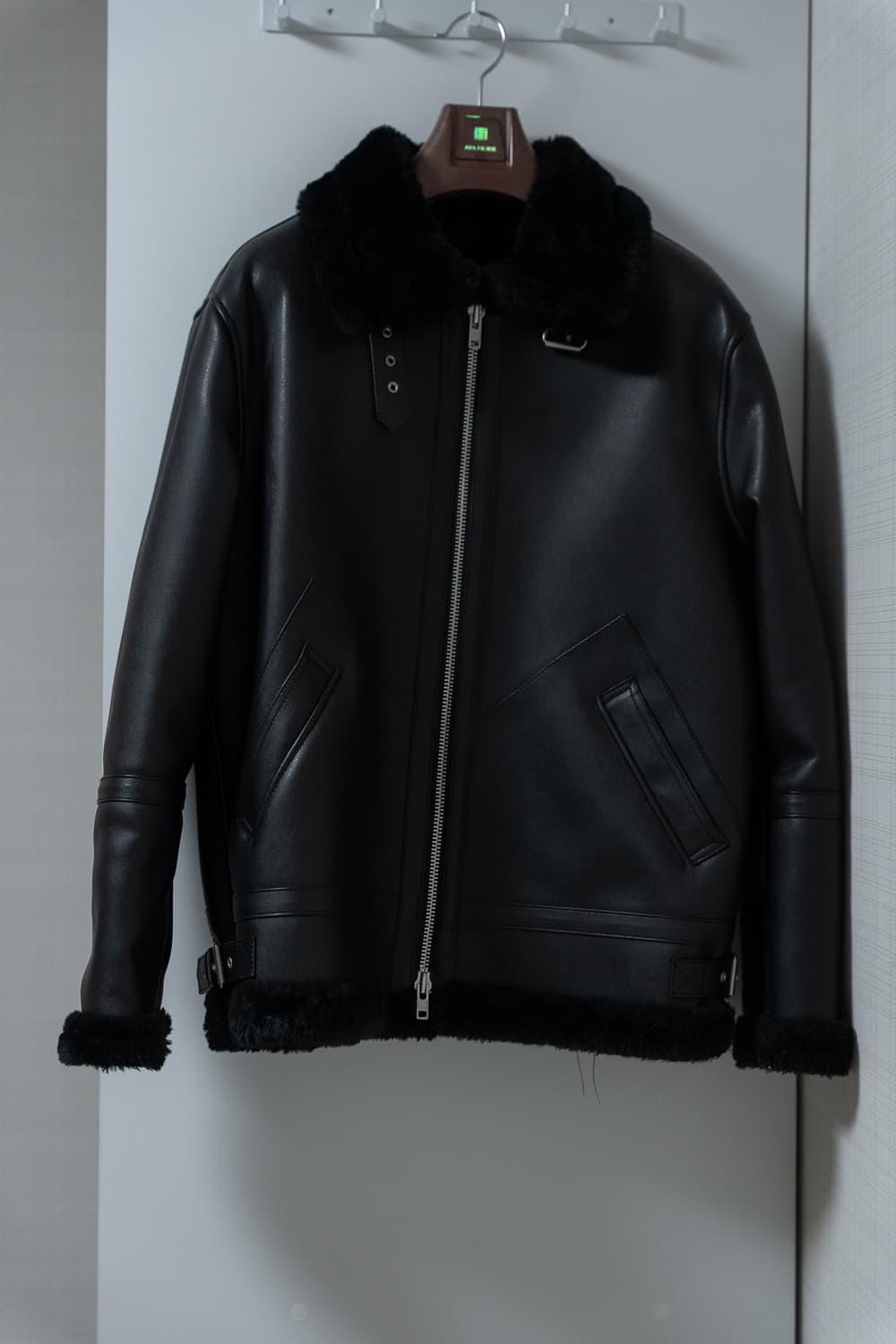 도프제이슨 솔리드 무톤 자켓 무스탕 상품이미지4