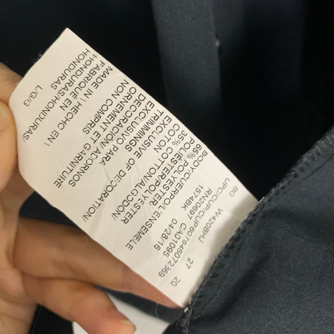 디키즈 다크 네이비 오버핏 반팔 워크셔츠 남성 L 남녀공용 상품이미지6