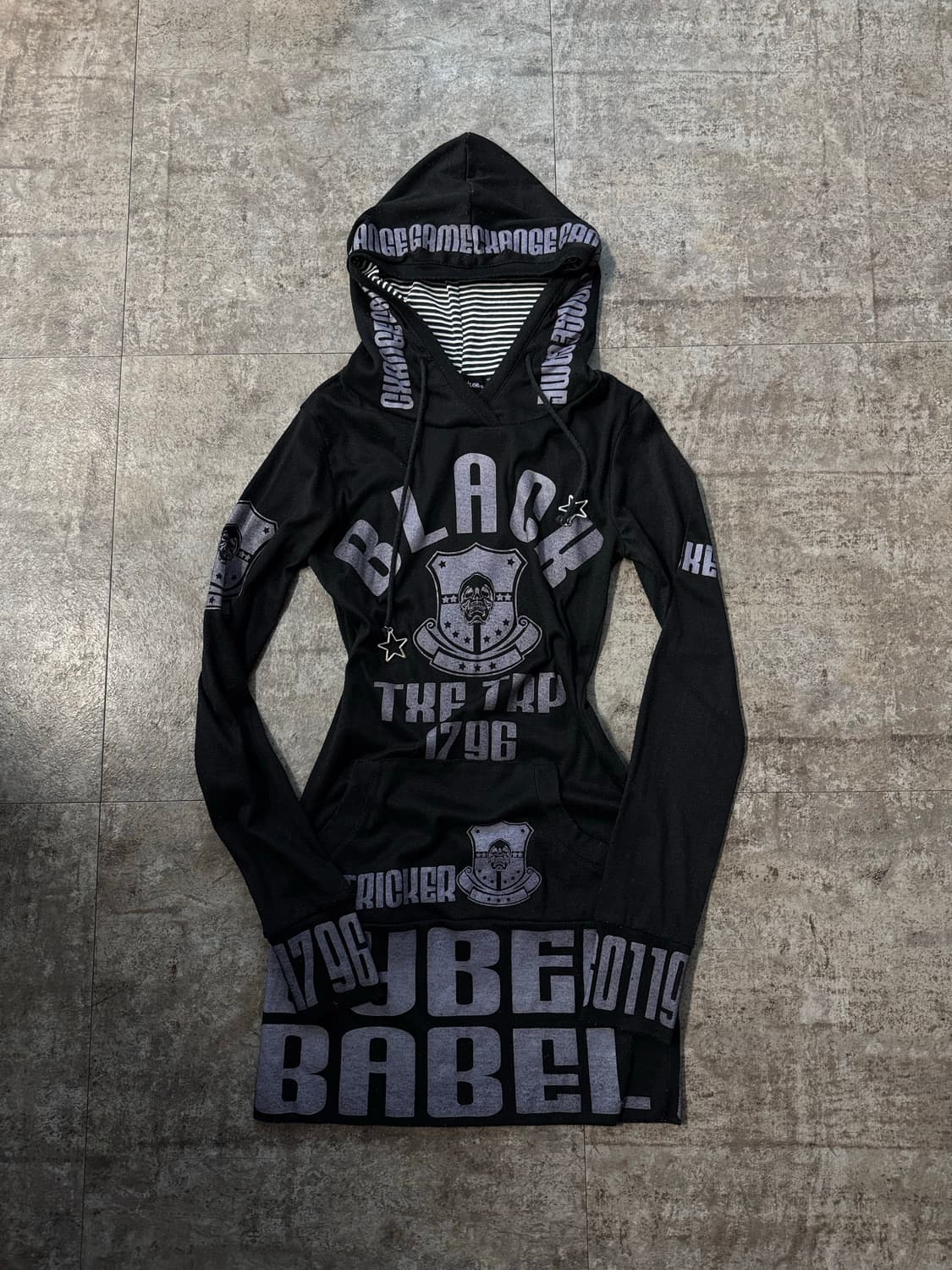 펑크 타입 후디/후디드 집업 2pcs SET (단품 구매 가능) 상품이미지4