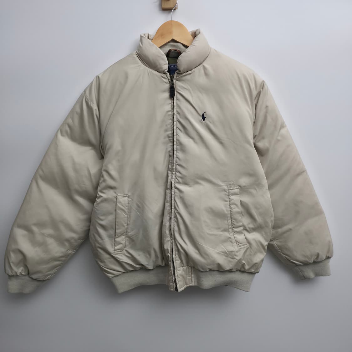 [L] 폴로 랄프로렌 아이보리 푸퍼 패딩 자켓 상품이미지1