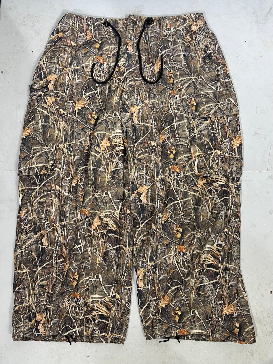 빈티지 베이지 리얼트리 카모 와이드 포켓 포인트 카고 팬츠 바지  상품이미지4