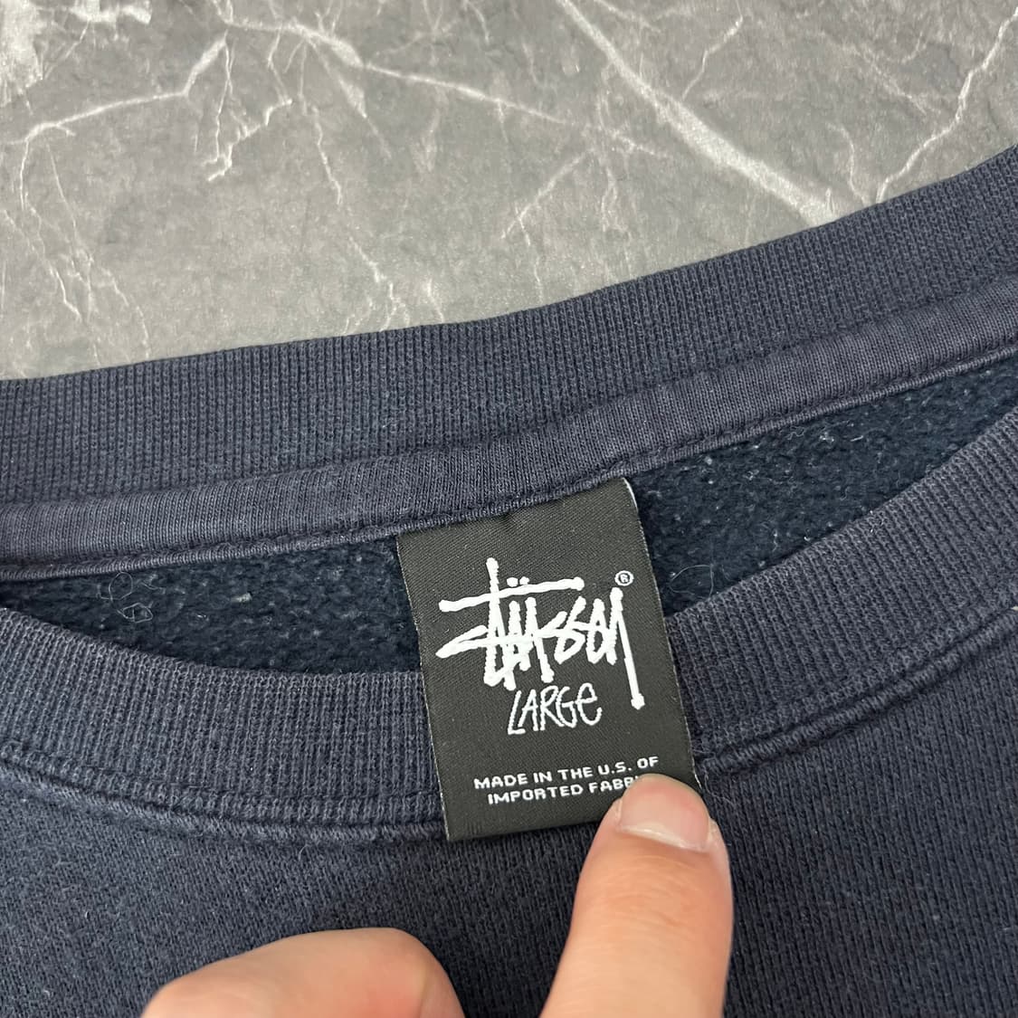 스투시 베이직 스탁로고 맨투맨 상품이미지5