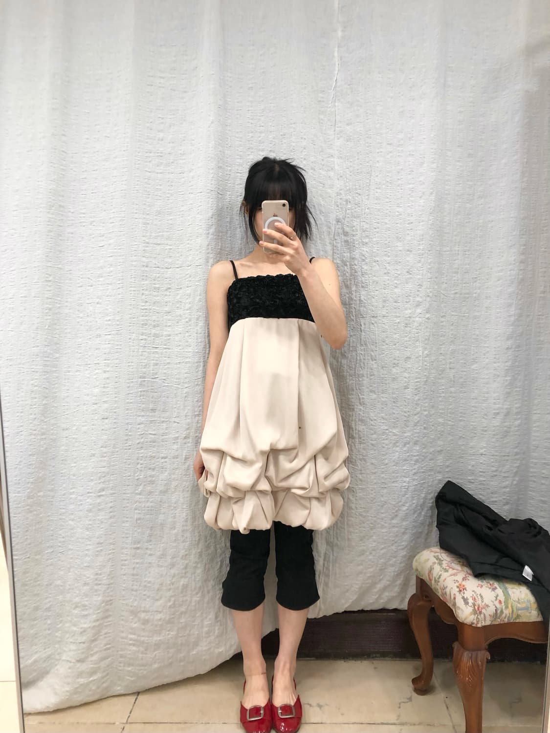 Black roses mini dress 상품이미지2