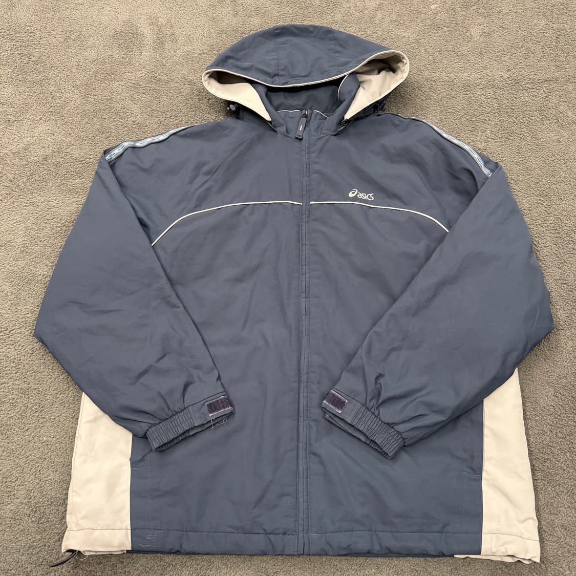 [정품/100] 아식스 올드스쿨 누빔 바람막이 자켓 상품이미지2