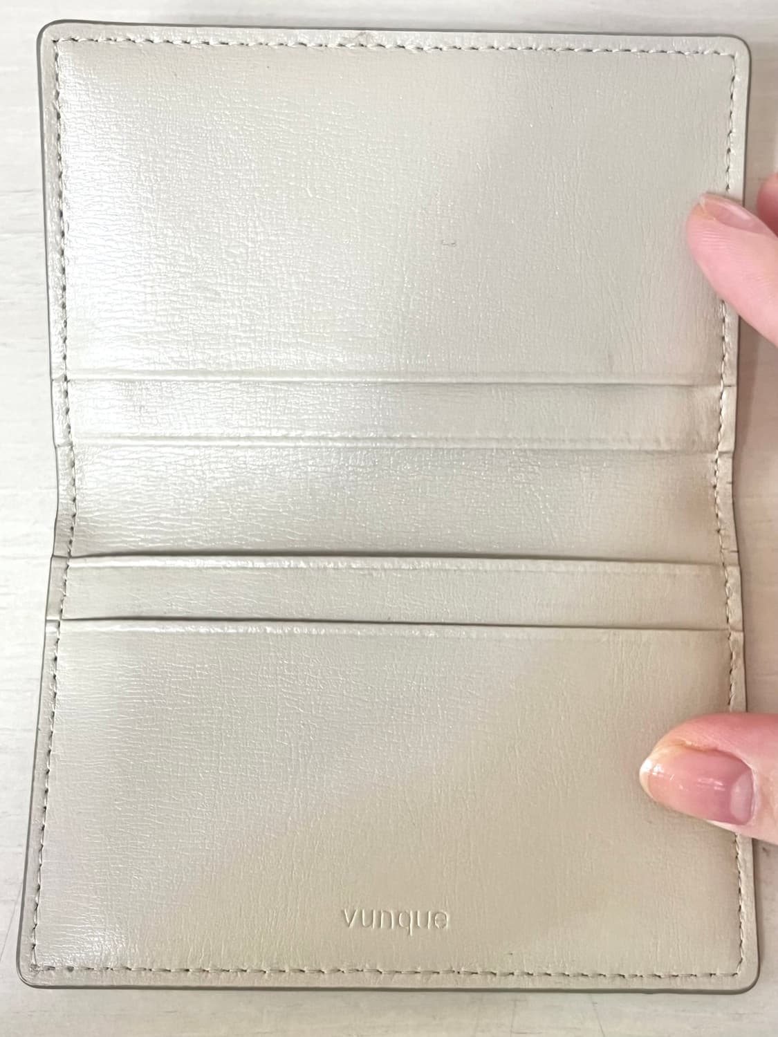 [분크] 아이보리 반지갑 상품이미지3