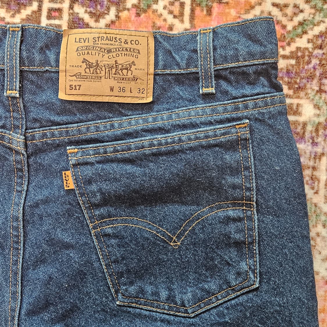 90s 리바이스 517 오렌지탭/made in USA 상품이미지8