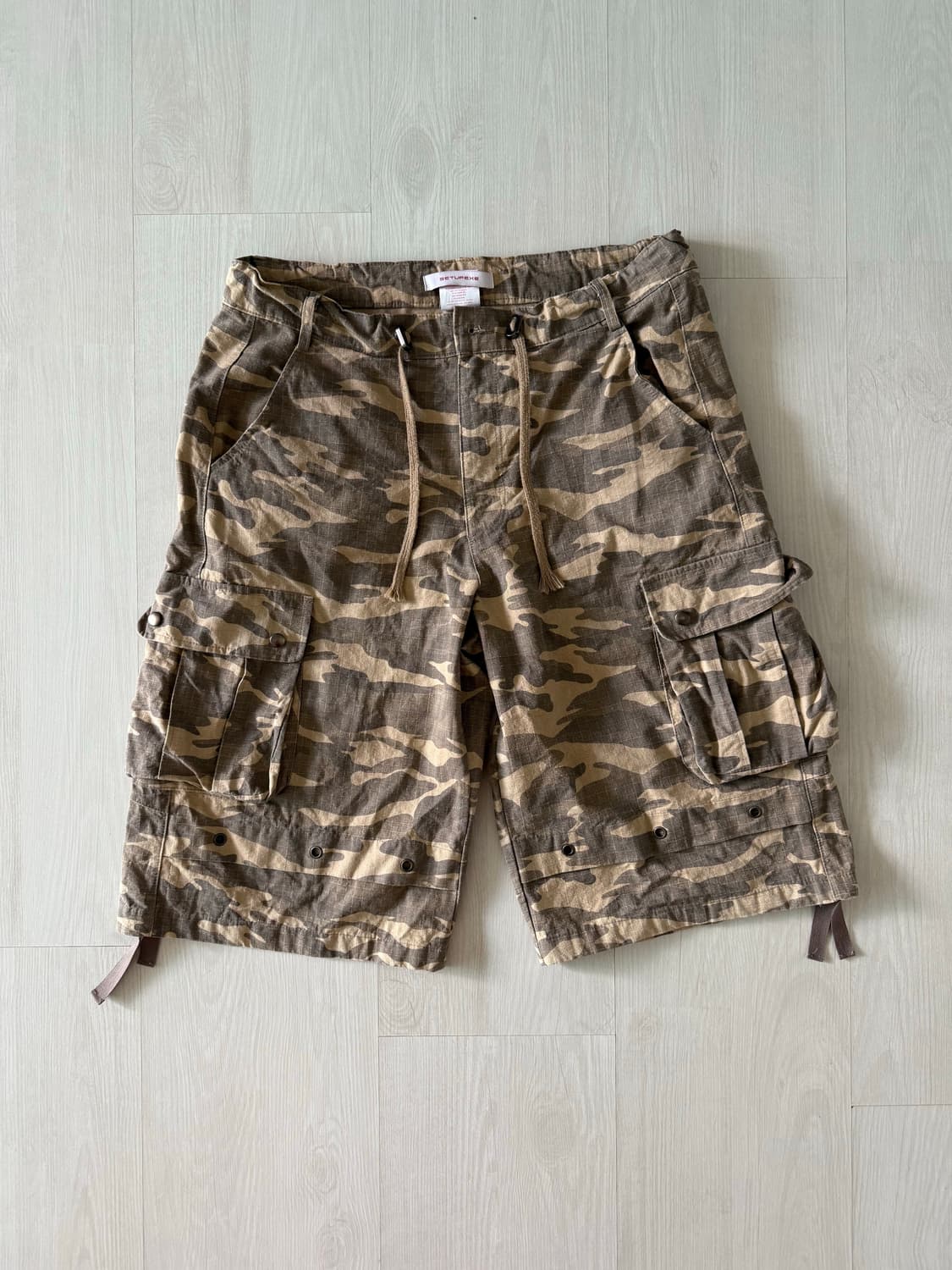 셋업이엑스이 옐로우 카보 반바지 상품이미지1