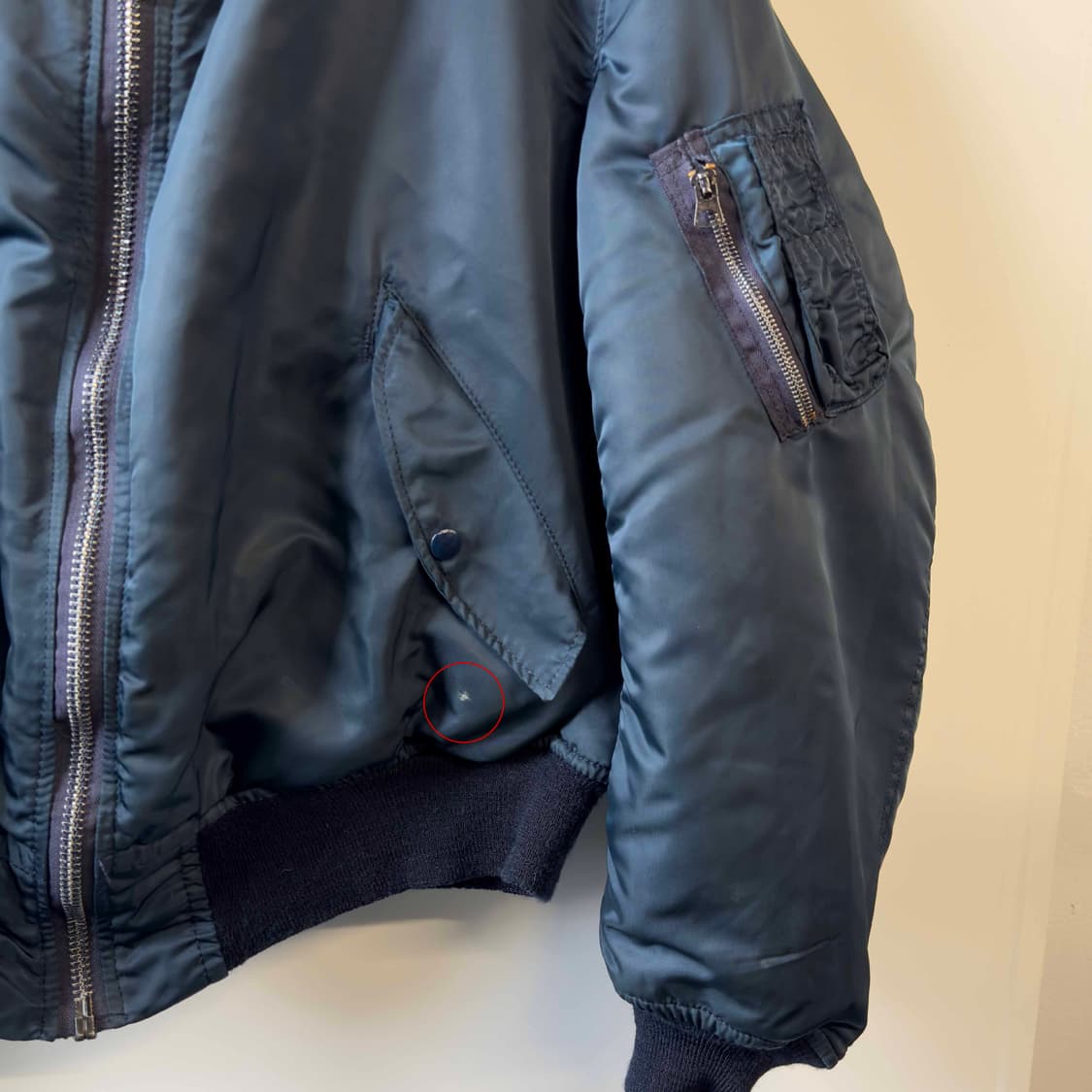 90s 알파인더스트리 민수용 MA-1 항공점퍼 상품이미지7