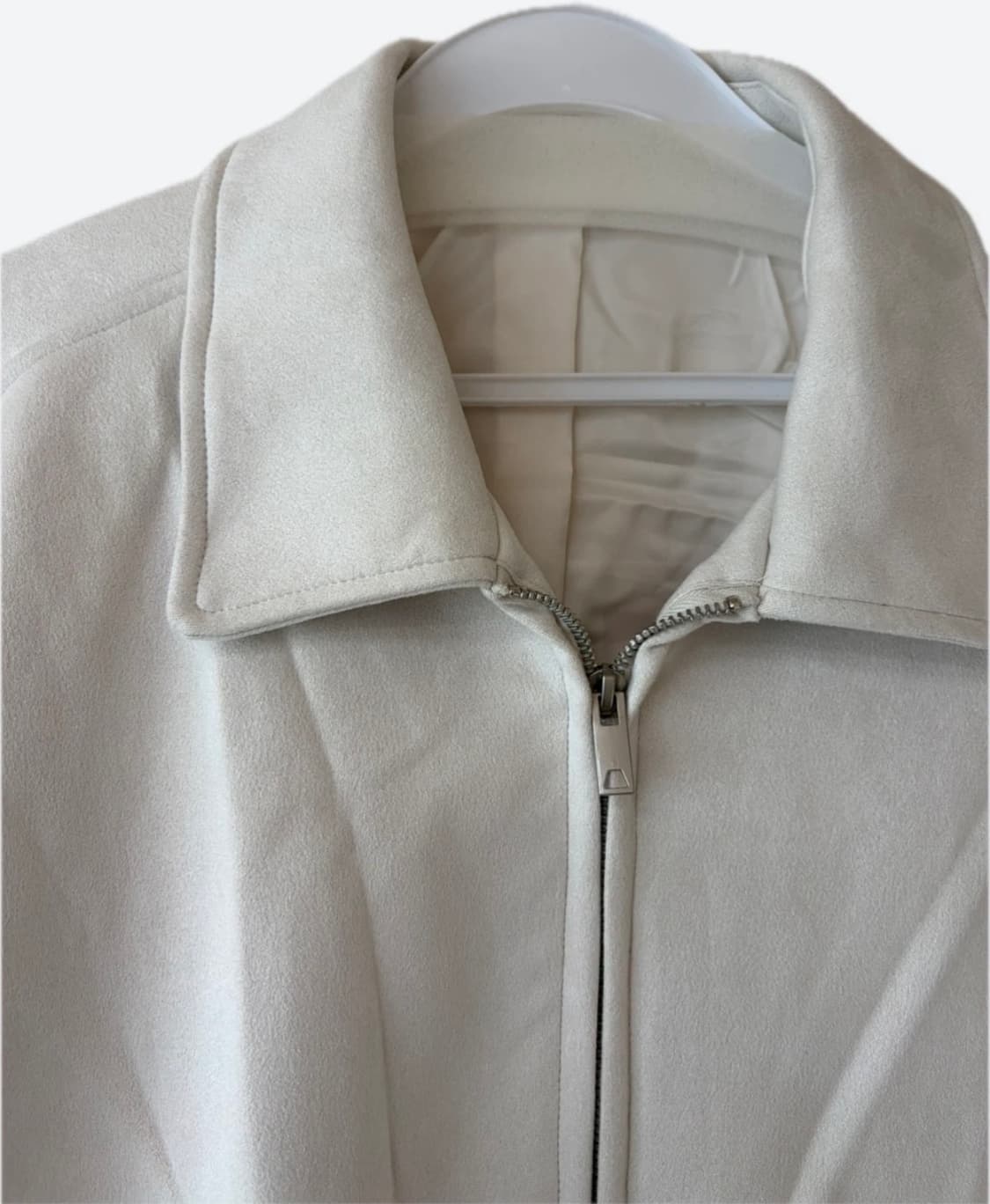 남녀공용가능) 아이러니포르노화이트라인 스웨이드 화이트 크림 무신사 공용가 상품이미지3