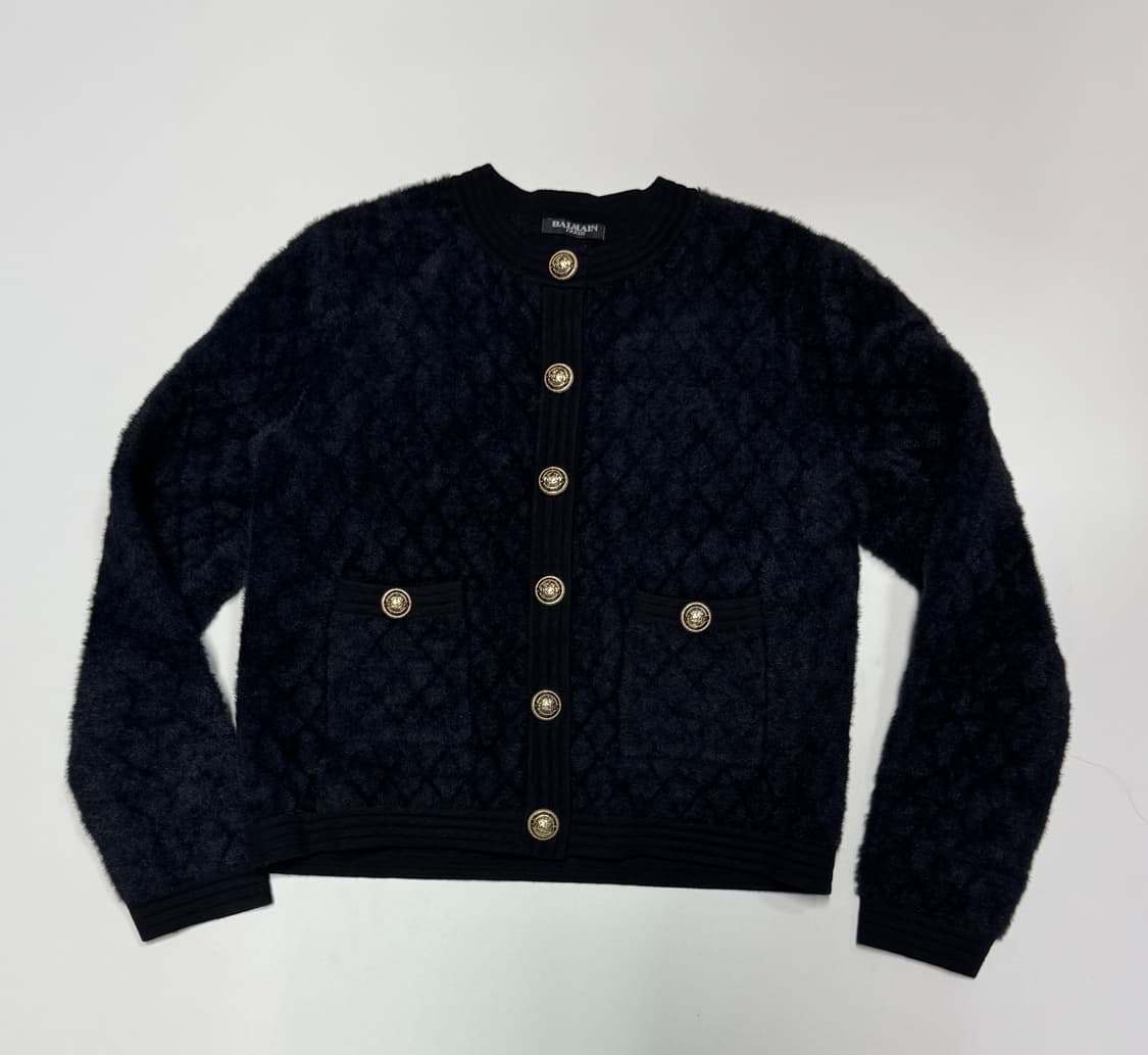 여성 발망 Balmain 커스텀 금장 크롭 자켓 상품이미지1