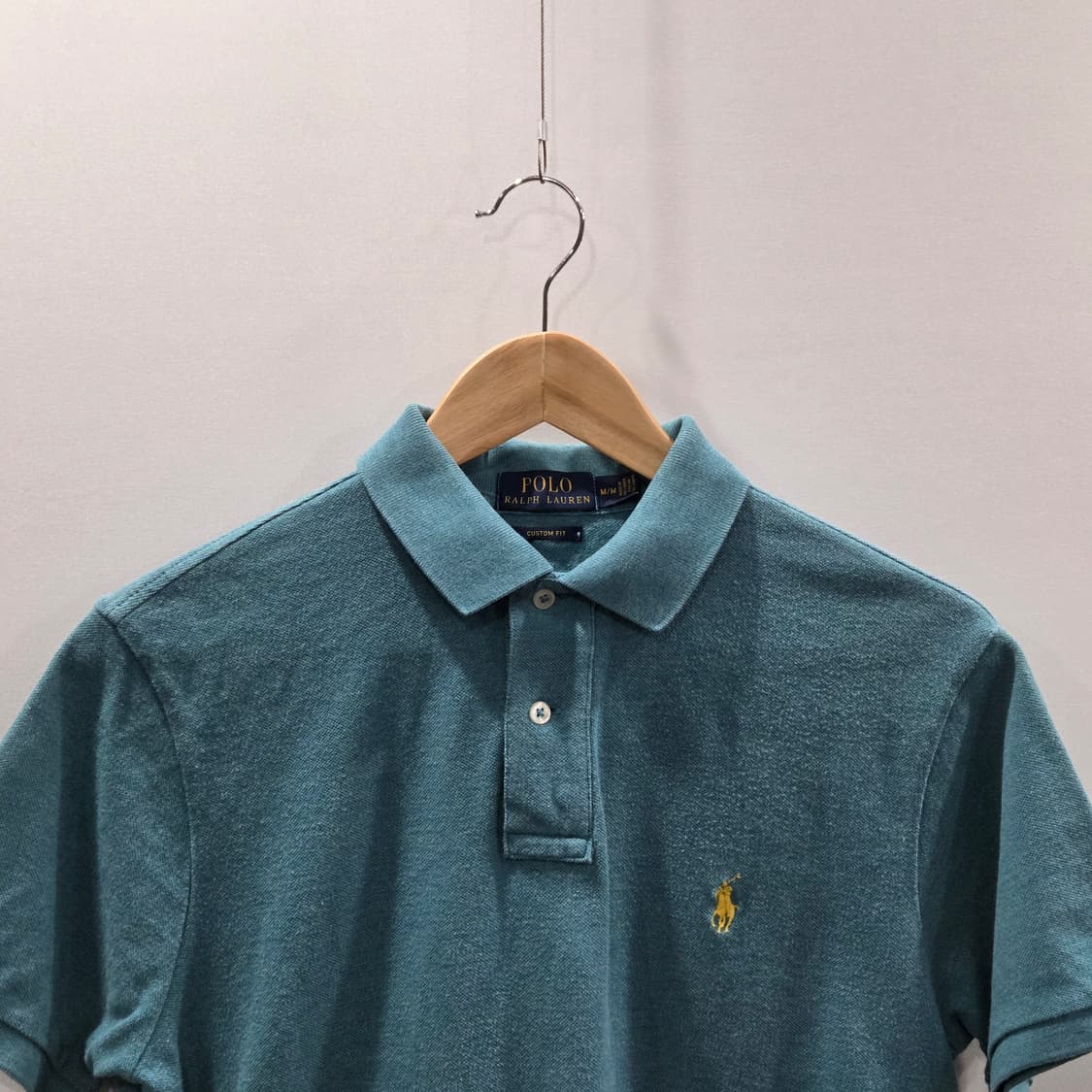 폴로랄프로렌 피케 카라 반팔티 청록색 M 상품이미지2