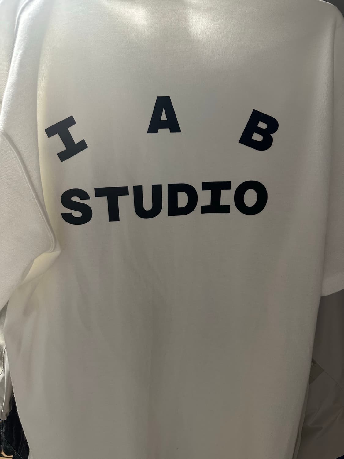 IAB스튜디오 반팔티셔츠(폰트 블랙) L 상품이미지2