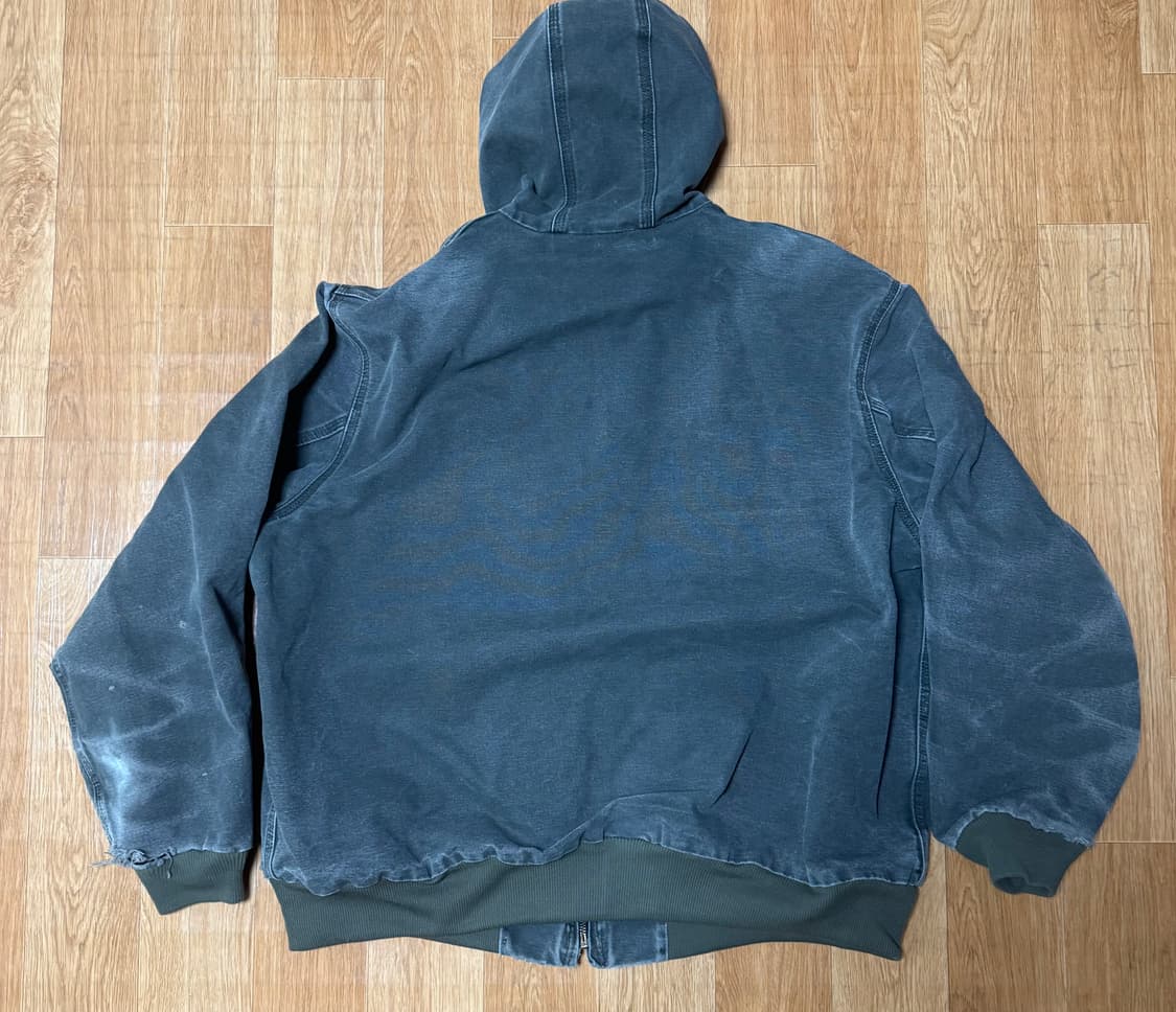 03년 칼하트 j25 액티브 자켓 모스 그린 하드 페이딩 상품이미지3