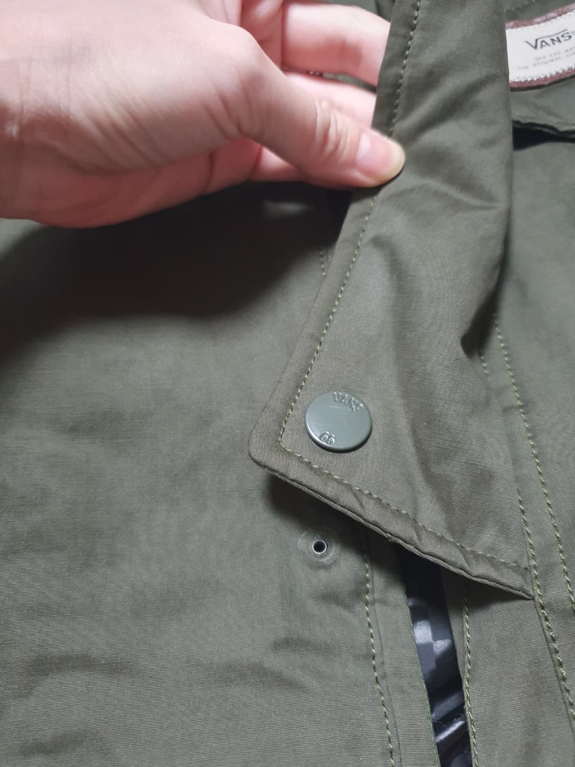 택포 반스 패딩 덕다운 카키 헤비덕다운 M 상품이미지9