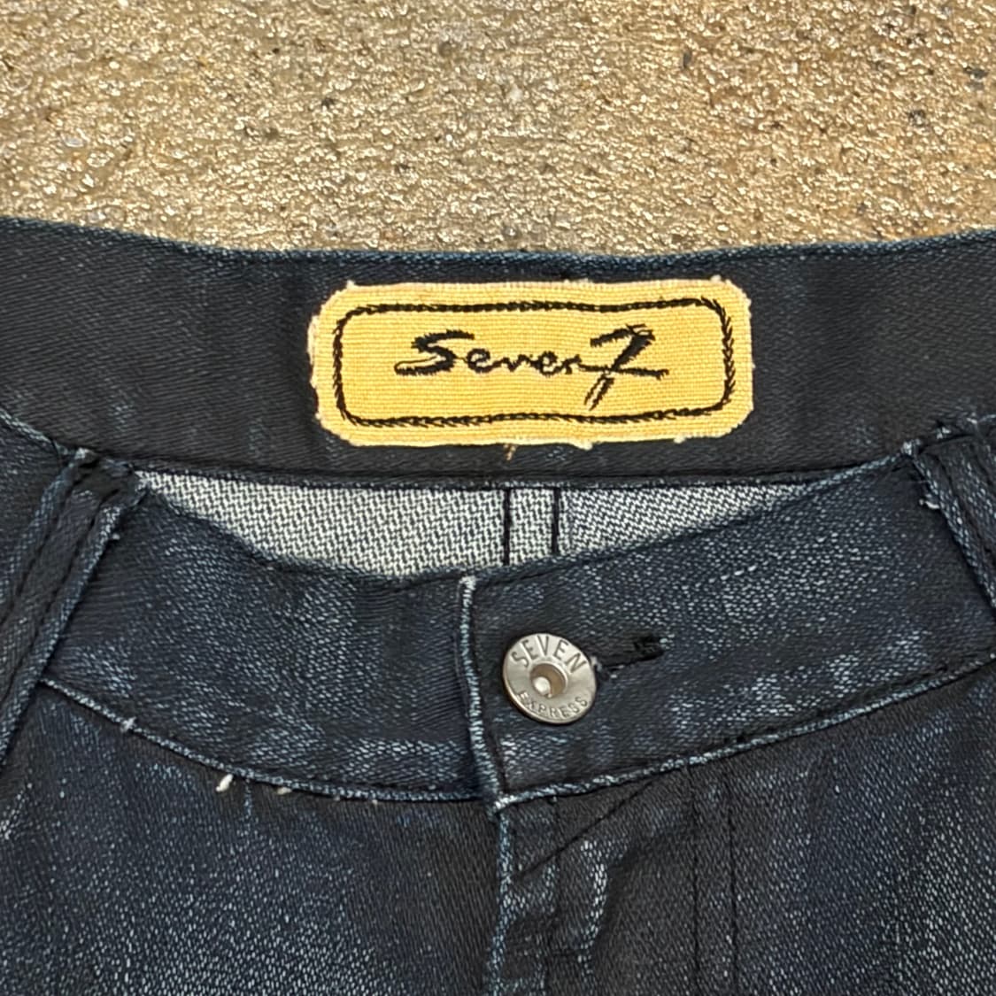 미국 빈티지 세븐진 로우라이즈 부츠컷 청바지 상품이미지3