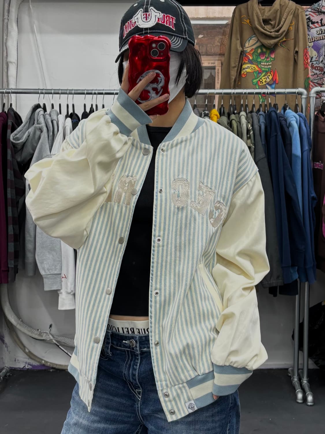 BBC 아이스크림 코튼 블루종 자켓 상품이미지2