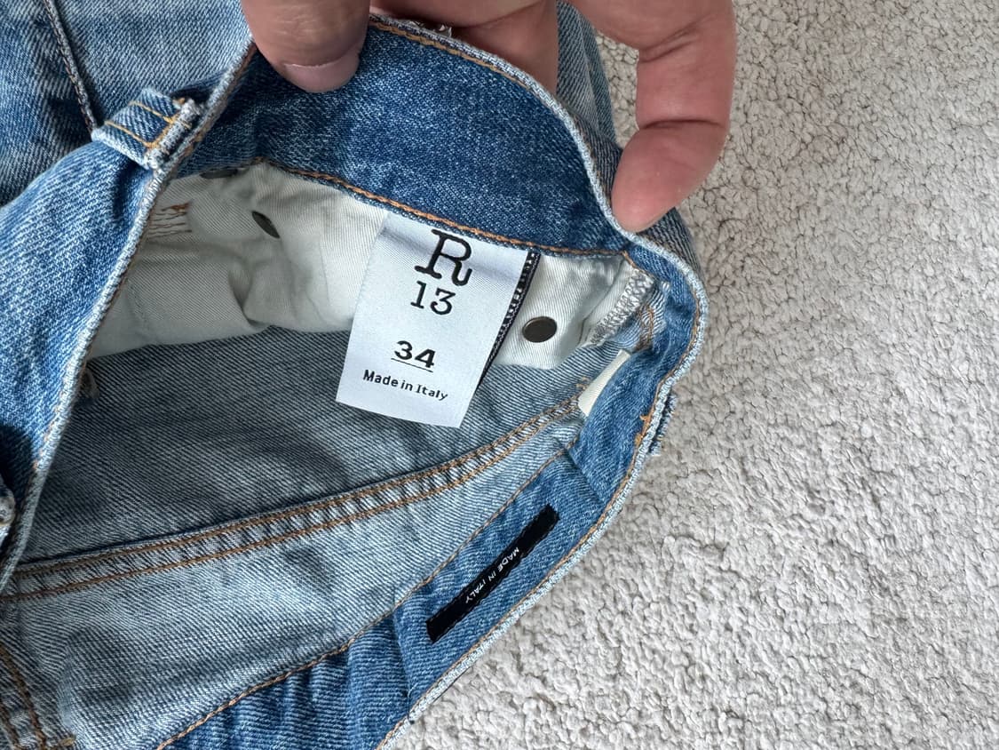 R13 Glen Articulated Knee Jeans 34(L) 상품이미지4