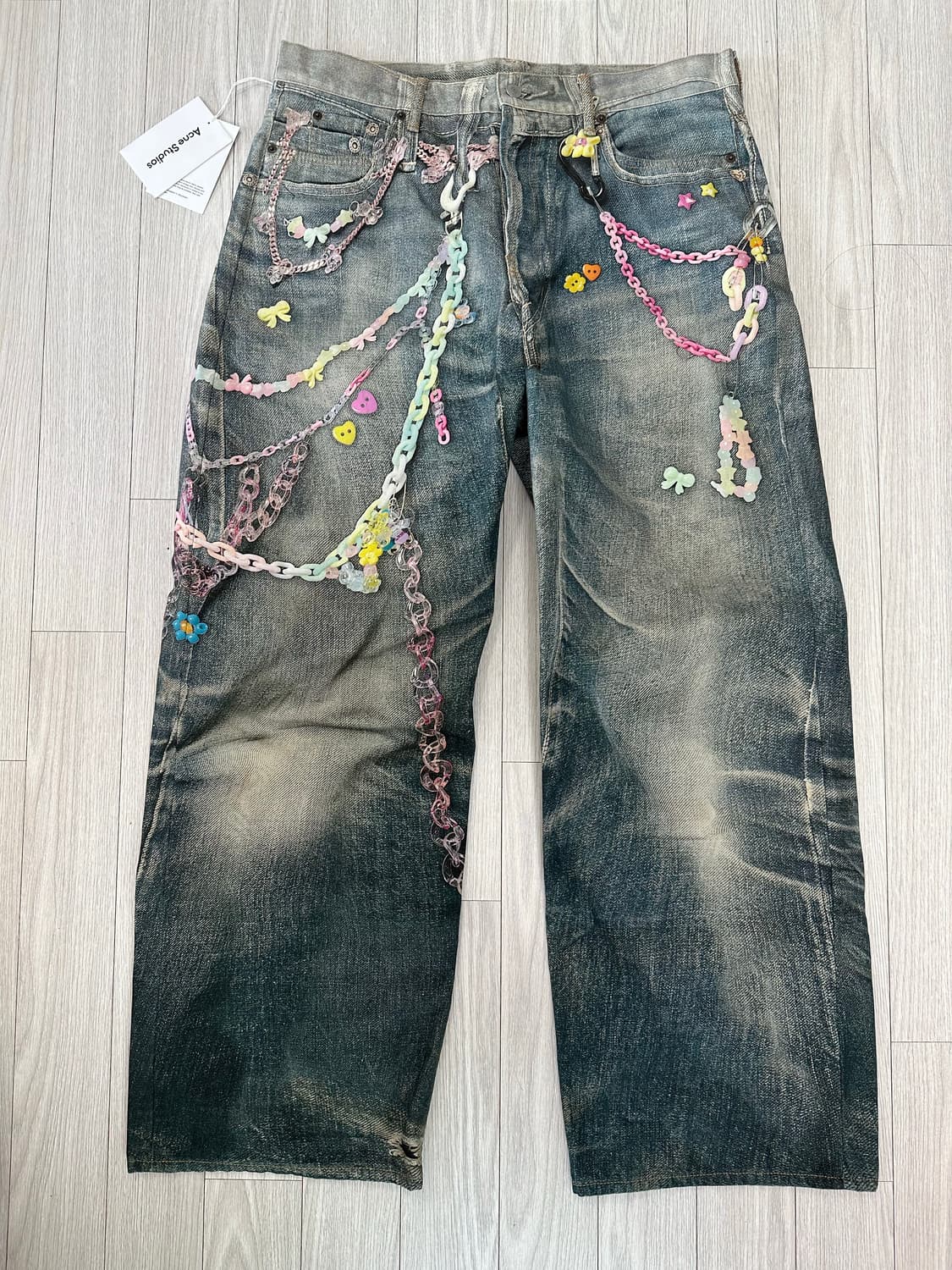 아크네 스튜디오 배기 핏 진 미드 블루 54 상품이미지1