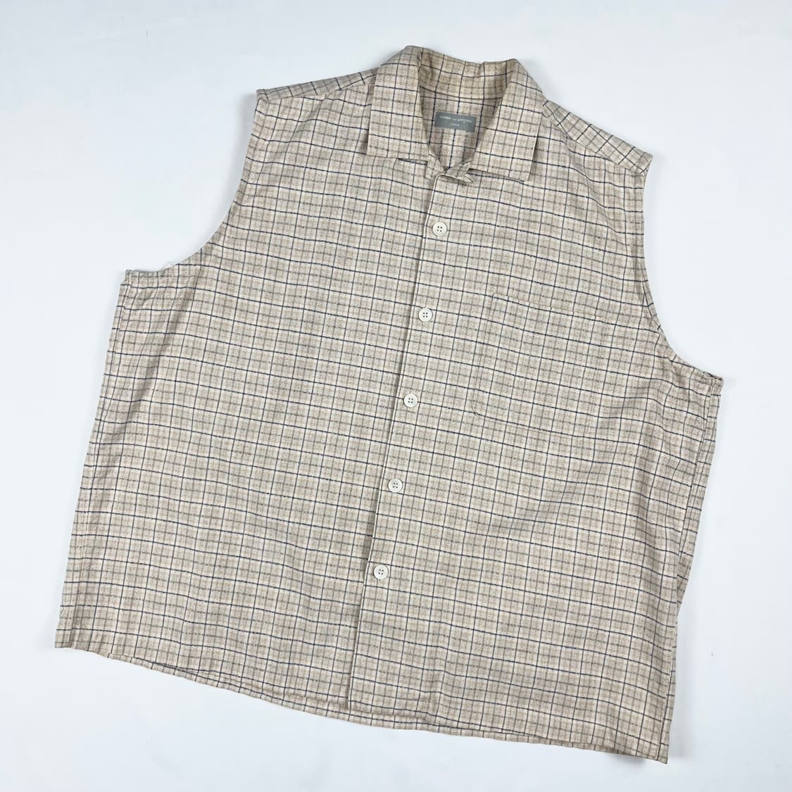 꼼데가르송 옴므 체크 셔츠 베스트 상품이미지2