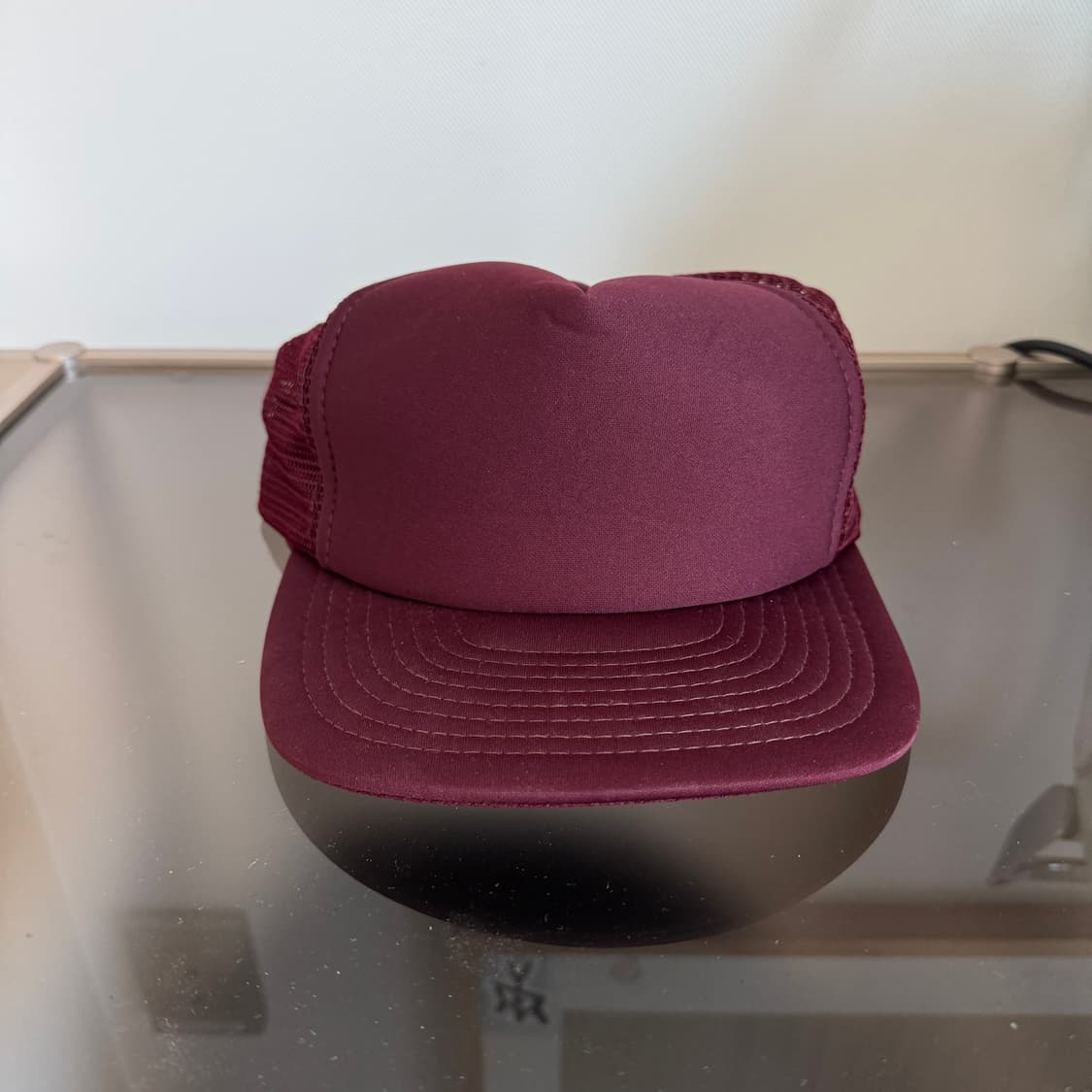 USA 버건디 vintage cap 메쉬캡 빈티지모자 볼캡 상품이미지2