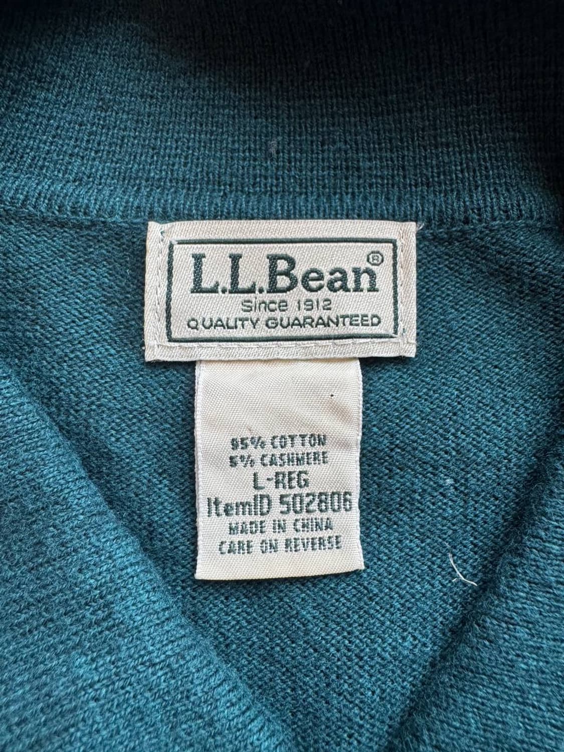 엘엘빈 코튼/캐시미어 카라 스웨터 상품이미지4