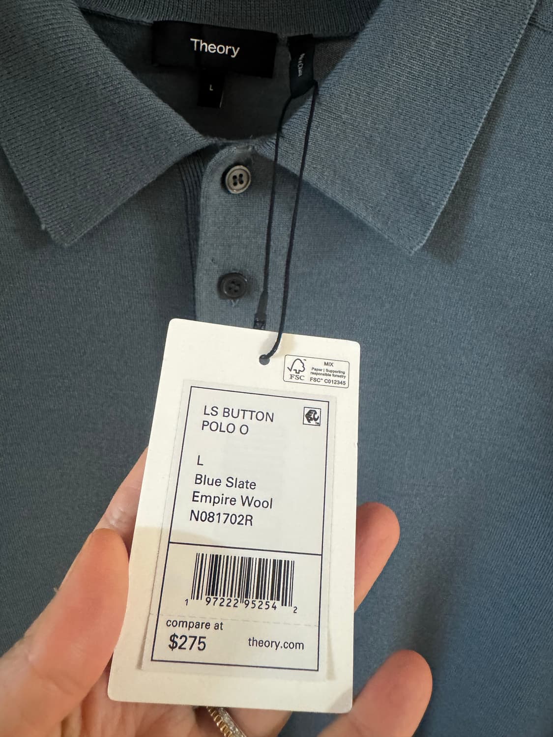 Theory  L사이즈 집업가디건 세트 새상품 상품이미지5