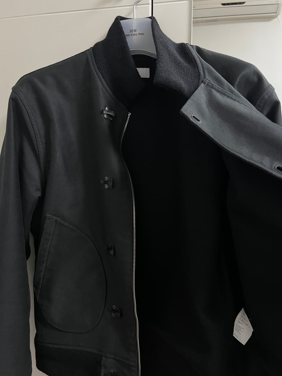 택포55) SEW N-1 후크 덱 자켓 블랙 3사이즈 스테디에브리웨어 상품이미지5