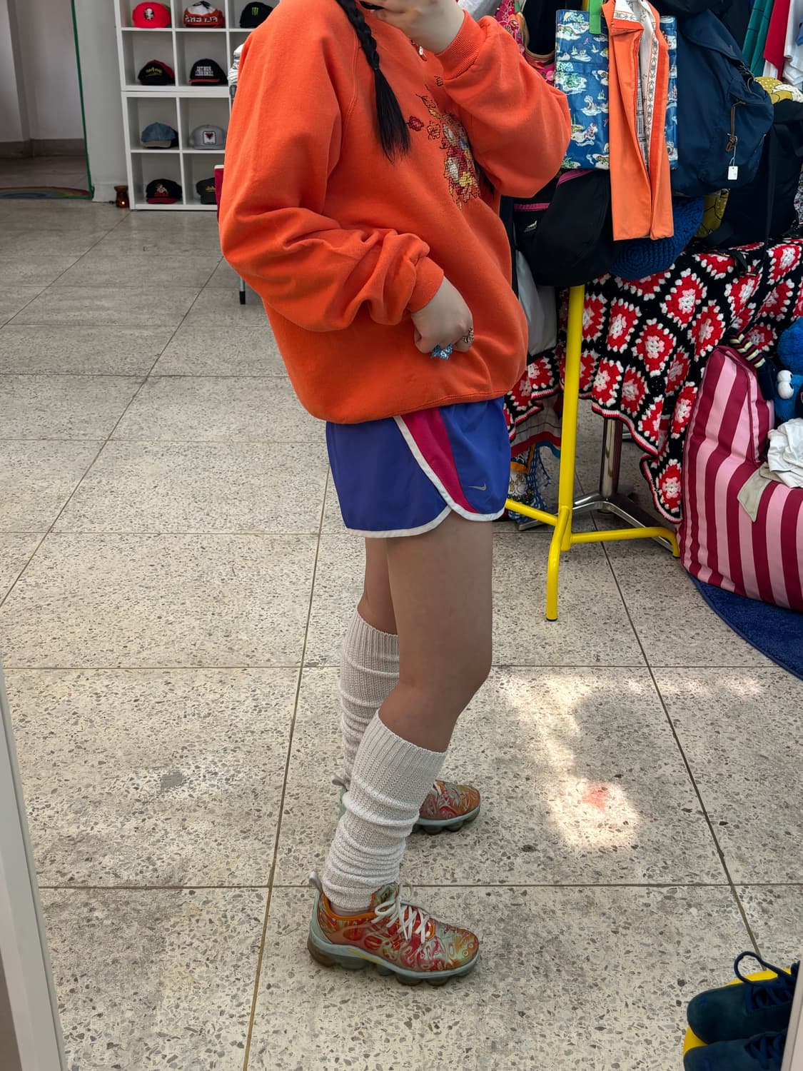 Vintage Nike Running Shorts Ultramarine  상품이미지4
