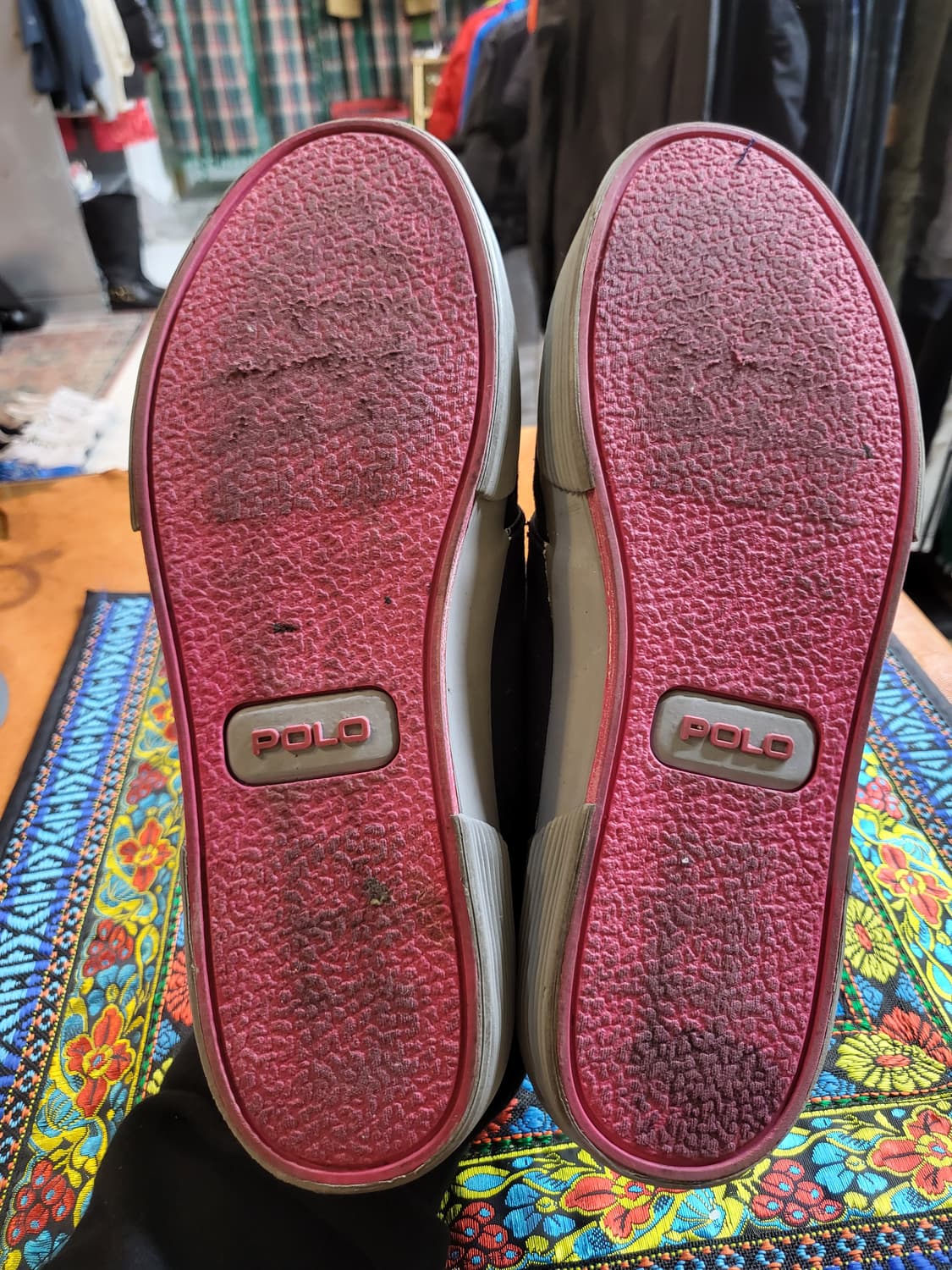 폴로랄프로렌 팩슨 로우 캔버스 스니커즈 상품이미지7