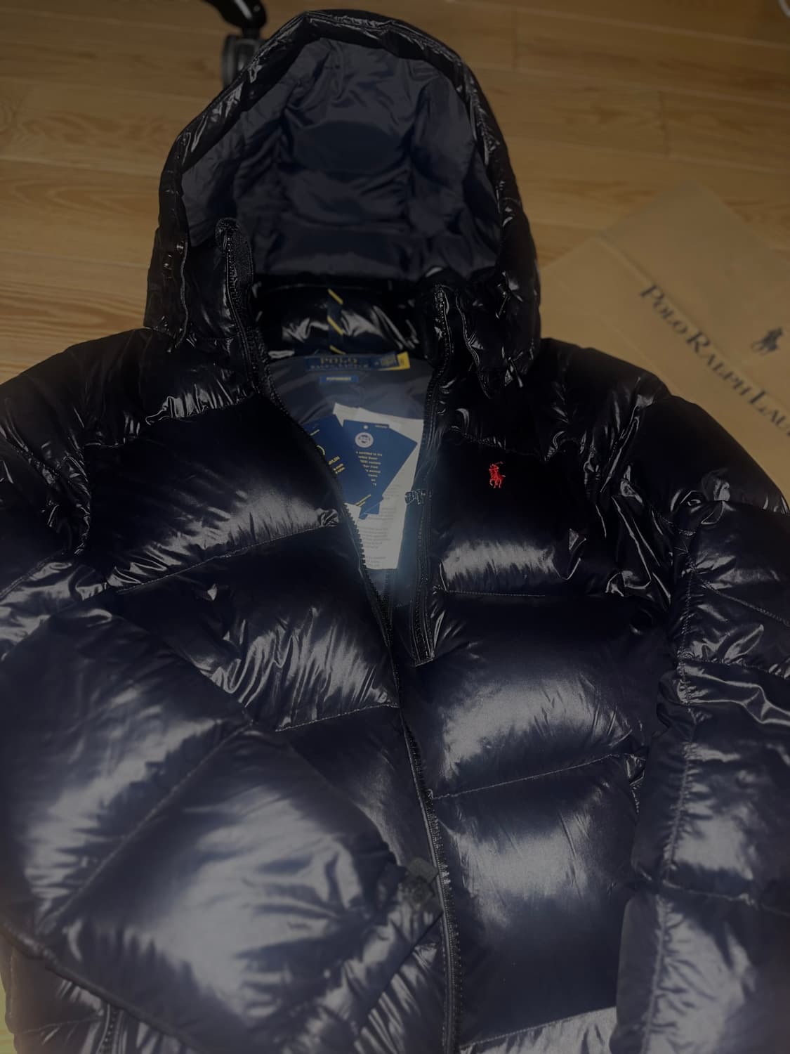 폴로유광패딩 상품이미지1