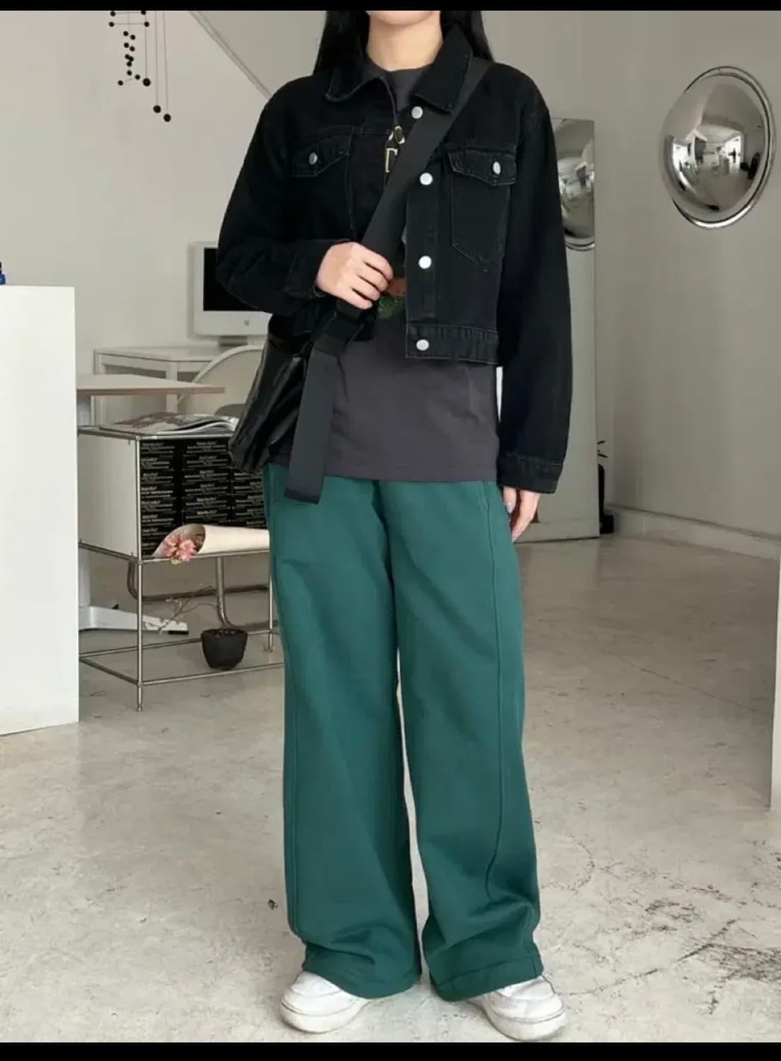 지그재그 데님 자켓 상품이미지2