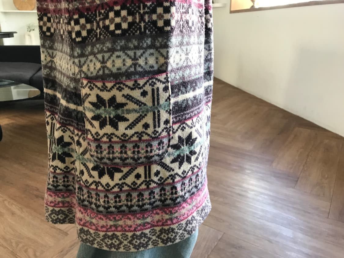  vintage pattern pocket one-piece 상품이미지5