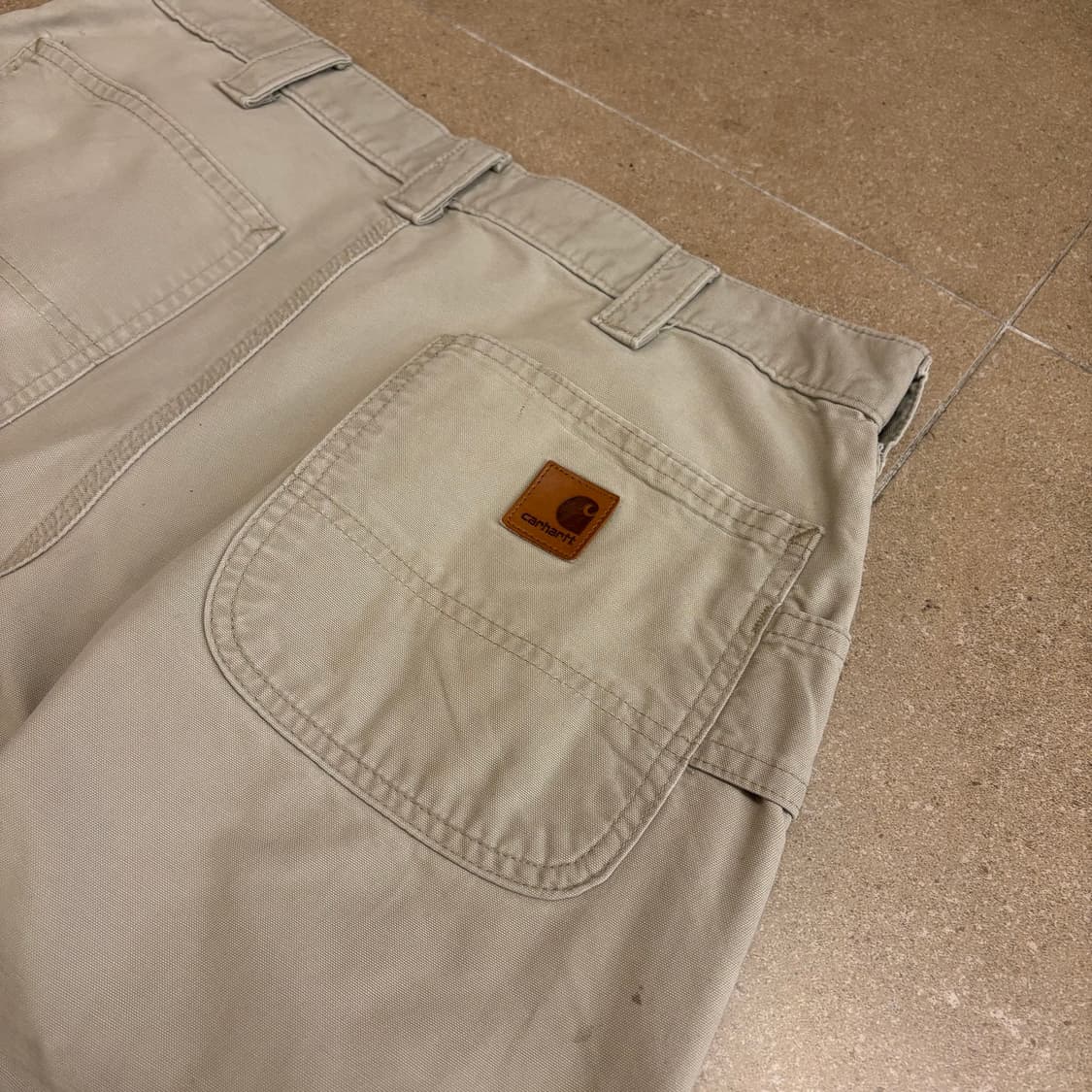 빈티지 칼하트 싱글니 베이지 팬츠 상품이미지3