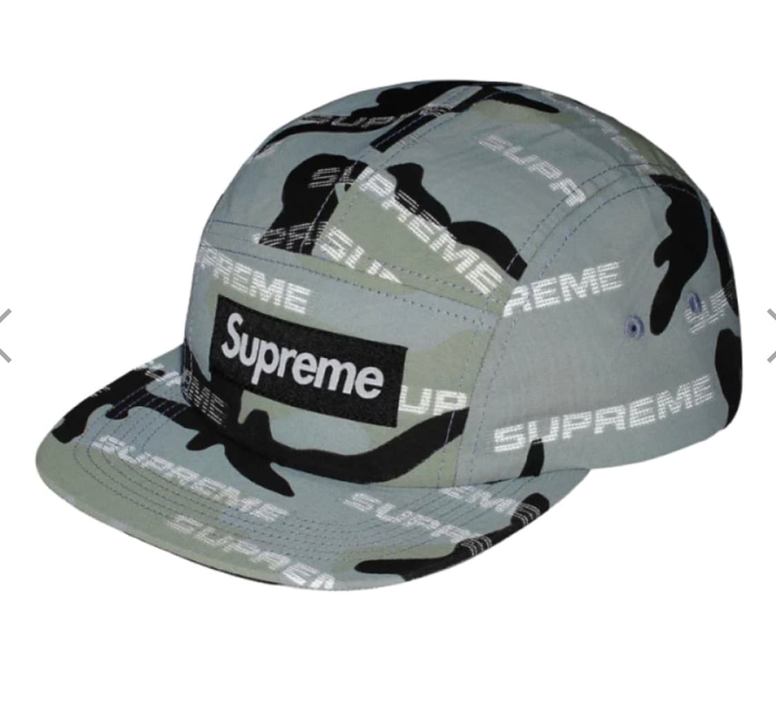 슈프림 리플렉티브 자카드 캠프캡 아크틱 우드랜드 카모 24FW 상품이미지1