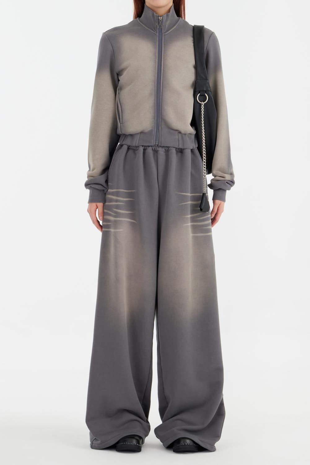 OPEN YY 워시드 와이드 스웻 팬츠 상품이미지1