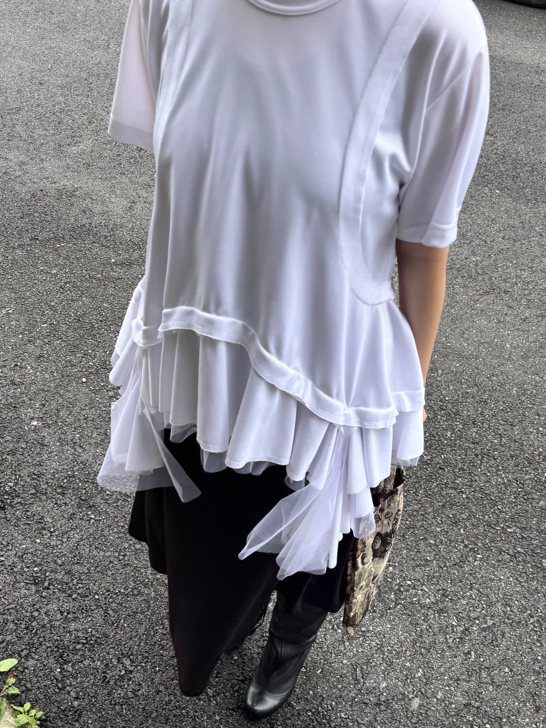 꼼데가르송 러플 티셔츠 상품이미지3