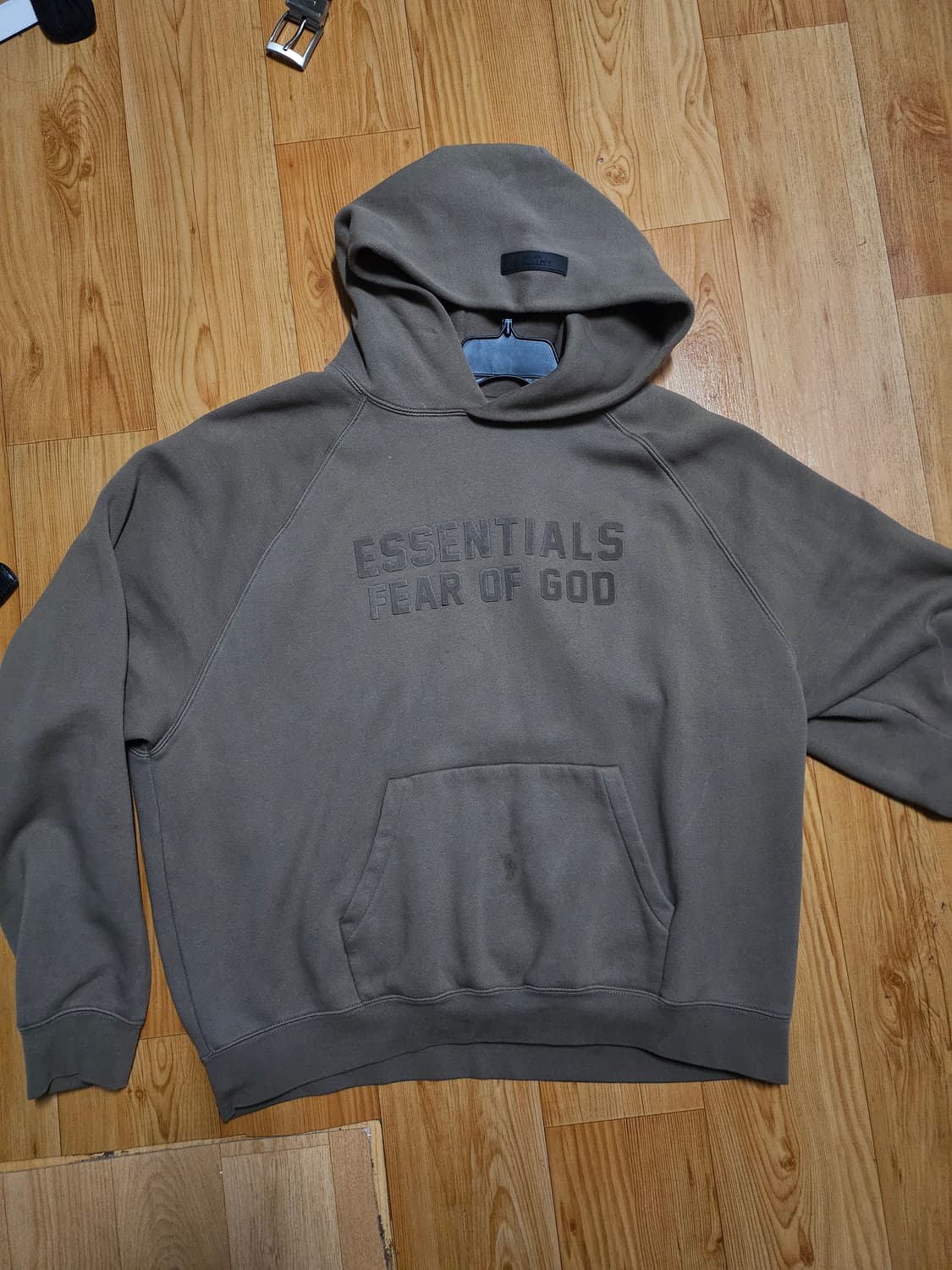 피어오브갓 에센셜 로고 후드티 상품이미지1