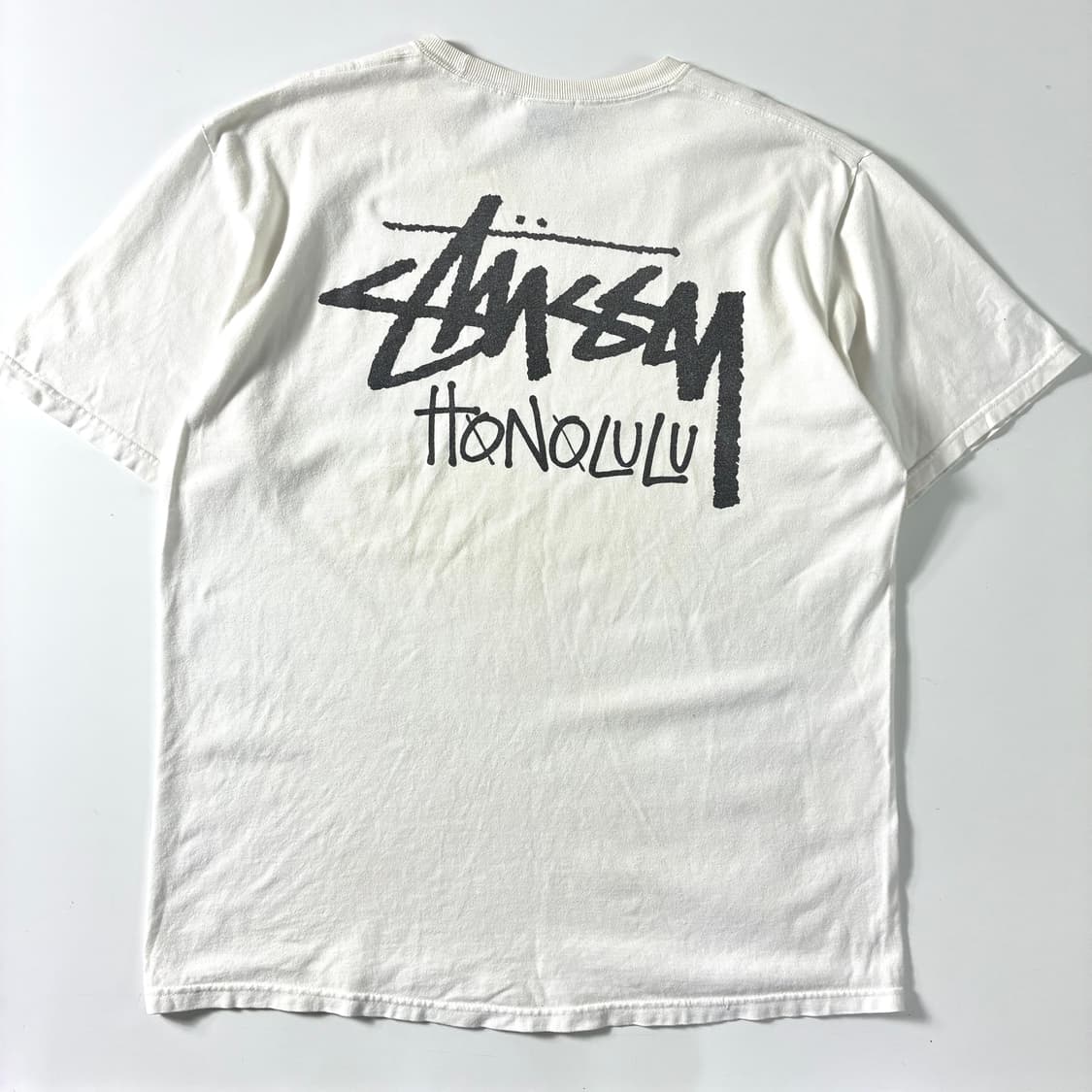 Stussy  스투시 호놀룰루 화이트 반팔 티셔츠  상품이미지2
