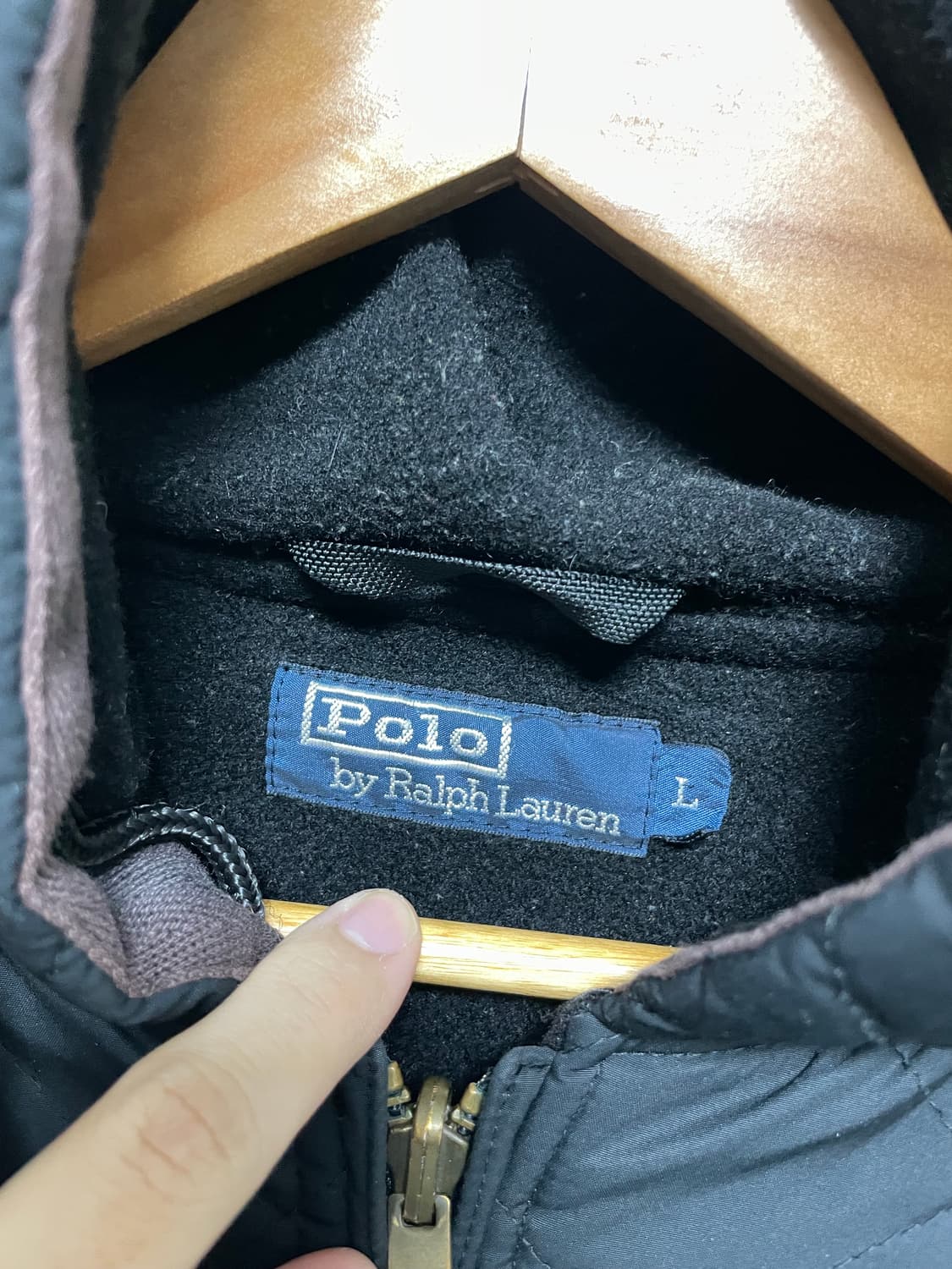 폴로 랄프로렌 퀼팅 자켓 퀼팅 코트 L 100-105 상품이미지4