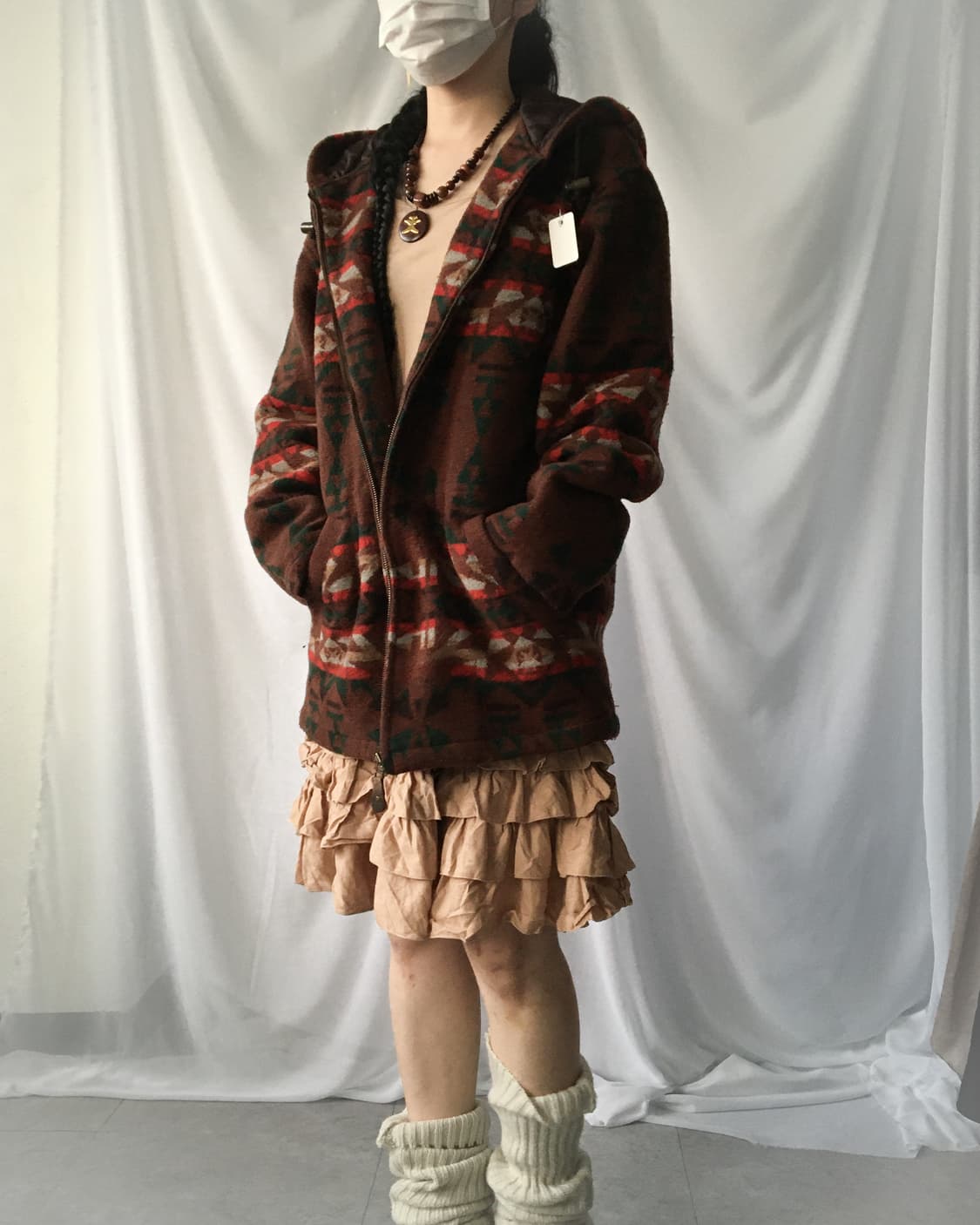 Ethnic mood hood zip up 상품이미지6