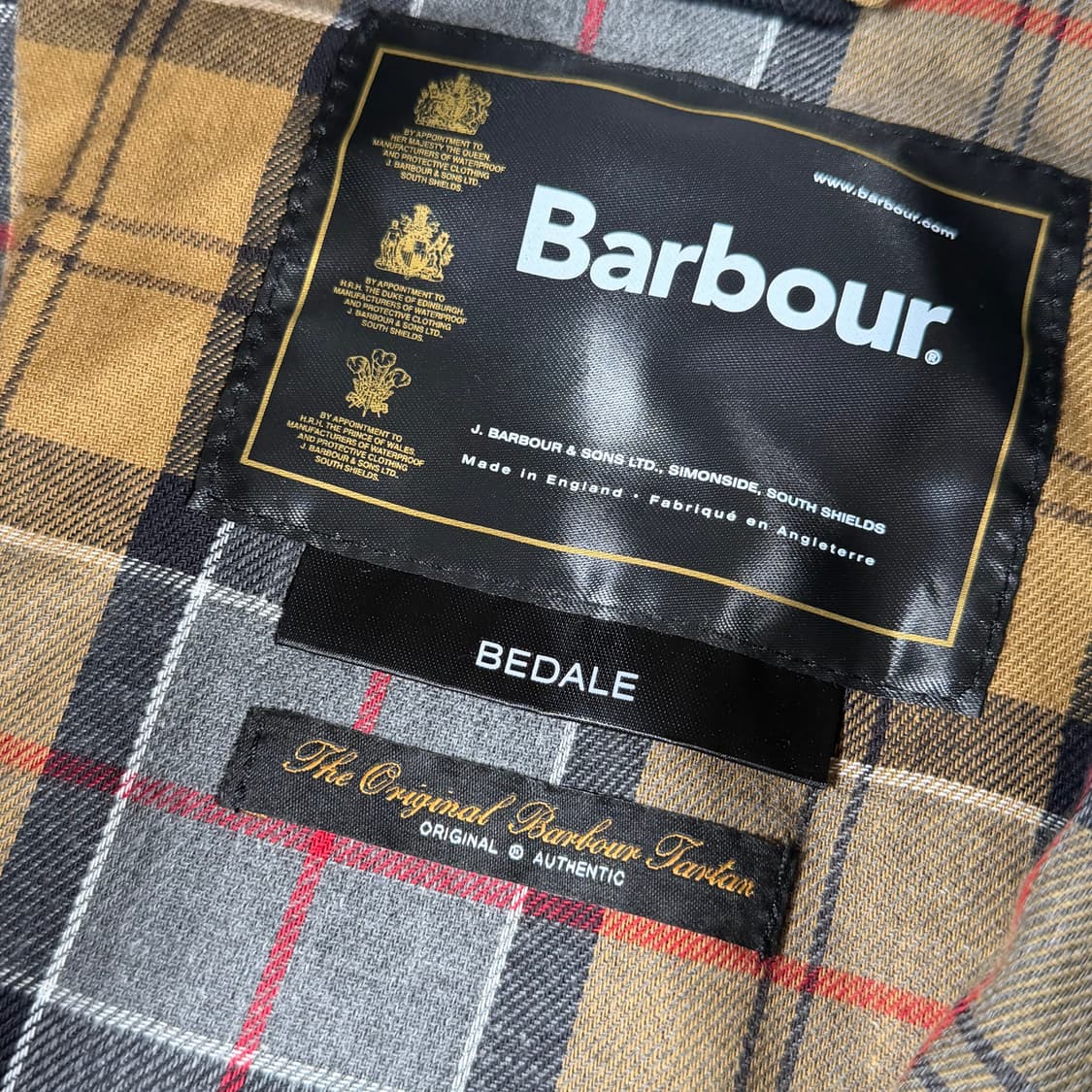 바버 비데일 왁스 자켓 상품이미지3