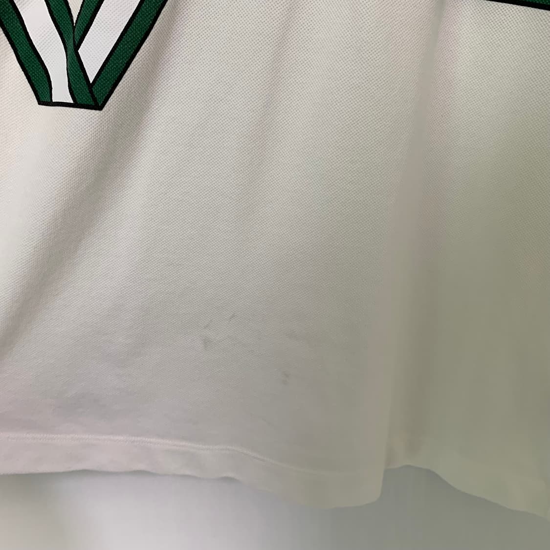 라코스테 화이트 그린 반팔 폴로티 카라 티셔츠 남성 S 남녀공용 상품이미지3