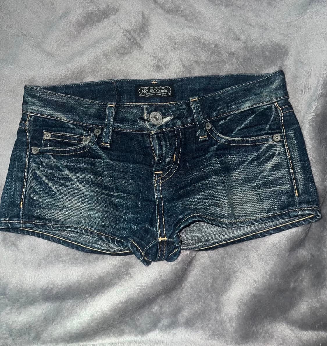 갸루 데님 숏팬츠  상품이미지1