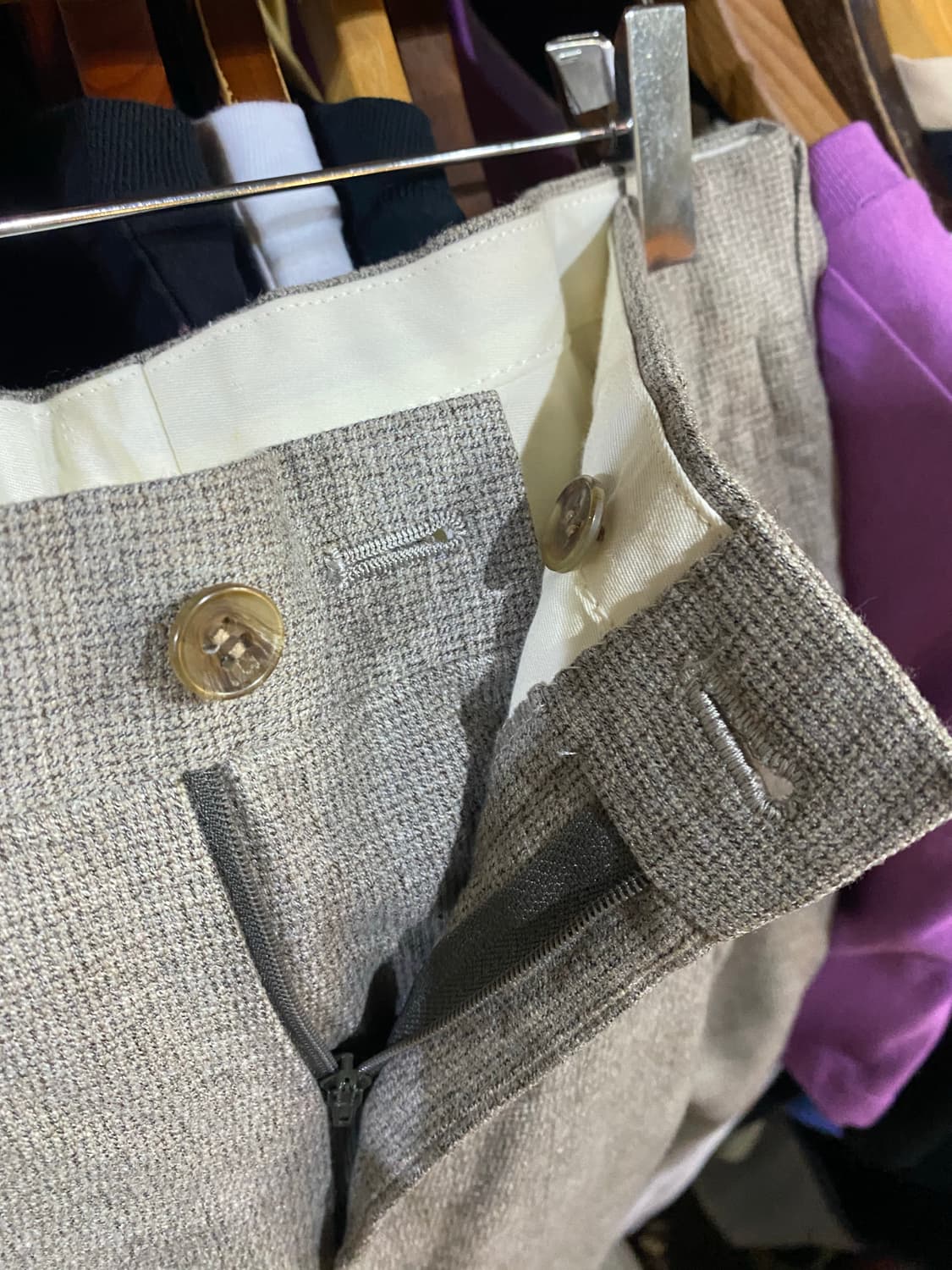 Yohji Yamamoto 요지 베이지 와일드 팬츠 상품이미지7