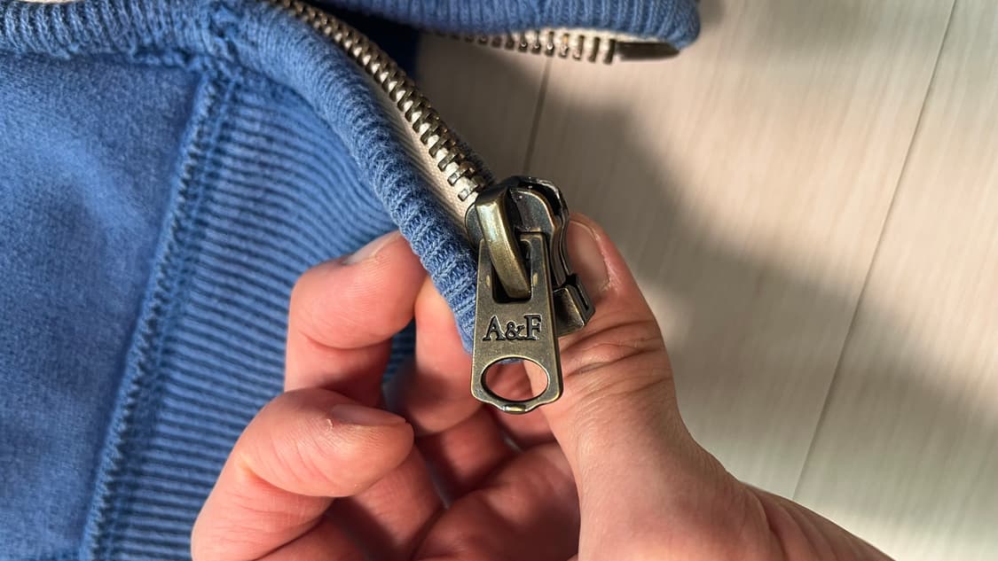 아베크롬비 후드집업 y2k 블루s  남녀공용 상품이미지6