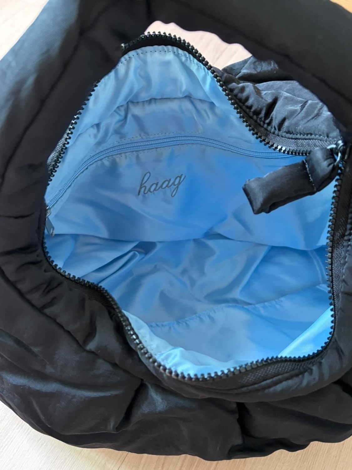 헤이그 덤플링 백 라지 블랙 상품이미지4