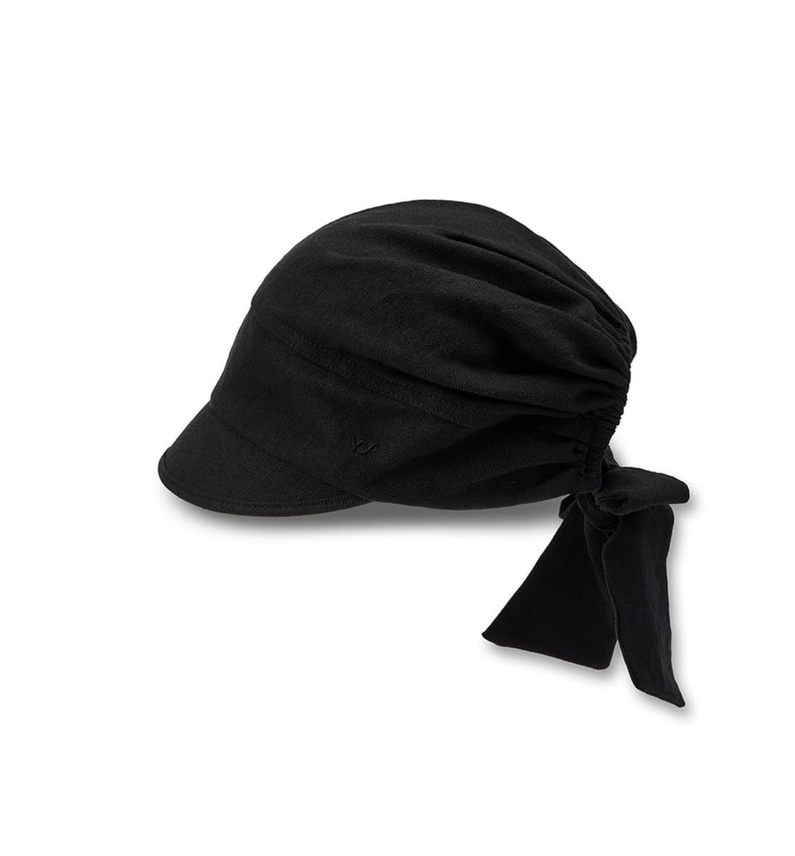Open yy 린넨 타이업 헷 블랙 linen tie up hat 상품이미지3
