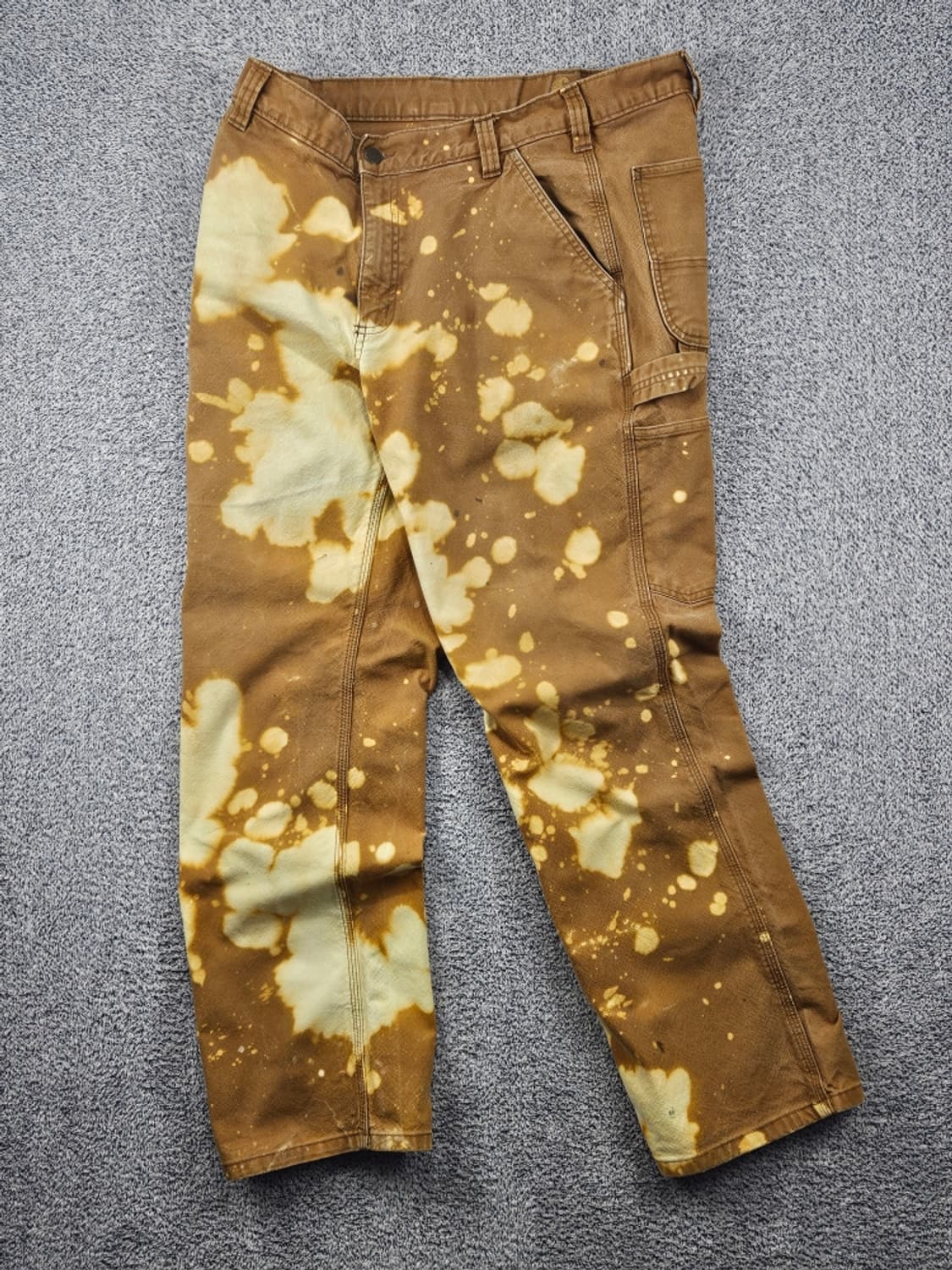 칼하트 덕캔버스 싱글니 카펜터 워크팬츠 커스텀 (36X32)/ 11739 상품이미지2