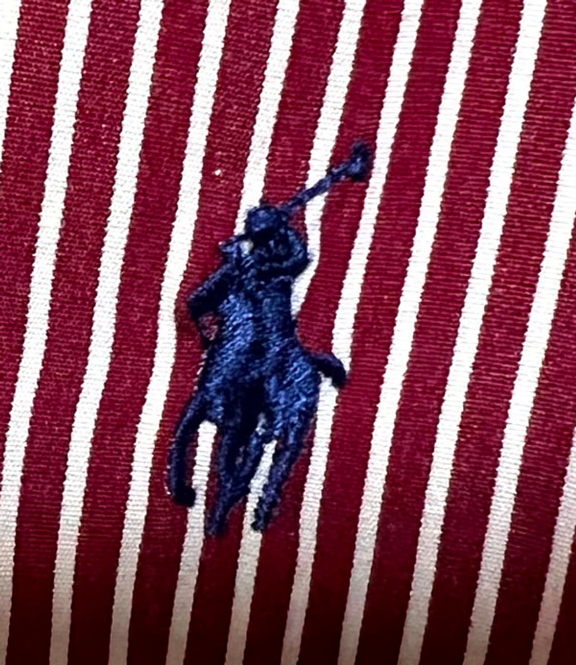 POLO 폴로 남자 캐주얼셔츠 스트라이프 긴팔 춘추 버건디 XL 105 상품이미지4