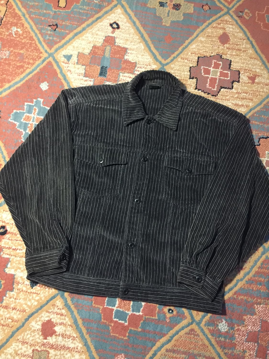 90s 썬페이딩 코듀로이 3세대 트러커자켓 상품이미지4